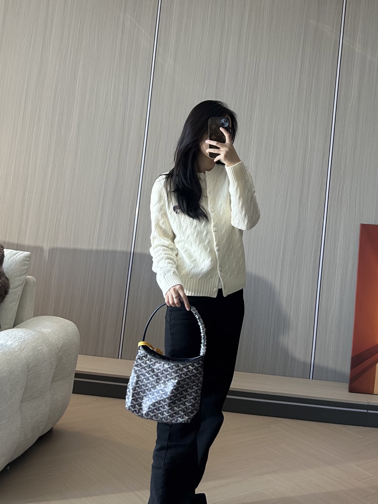 Moncler Luxury Designer Handbag Shoulder Crossbody Bag crafted in