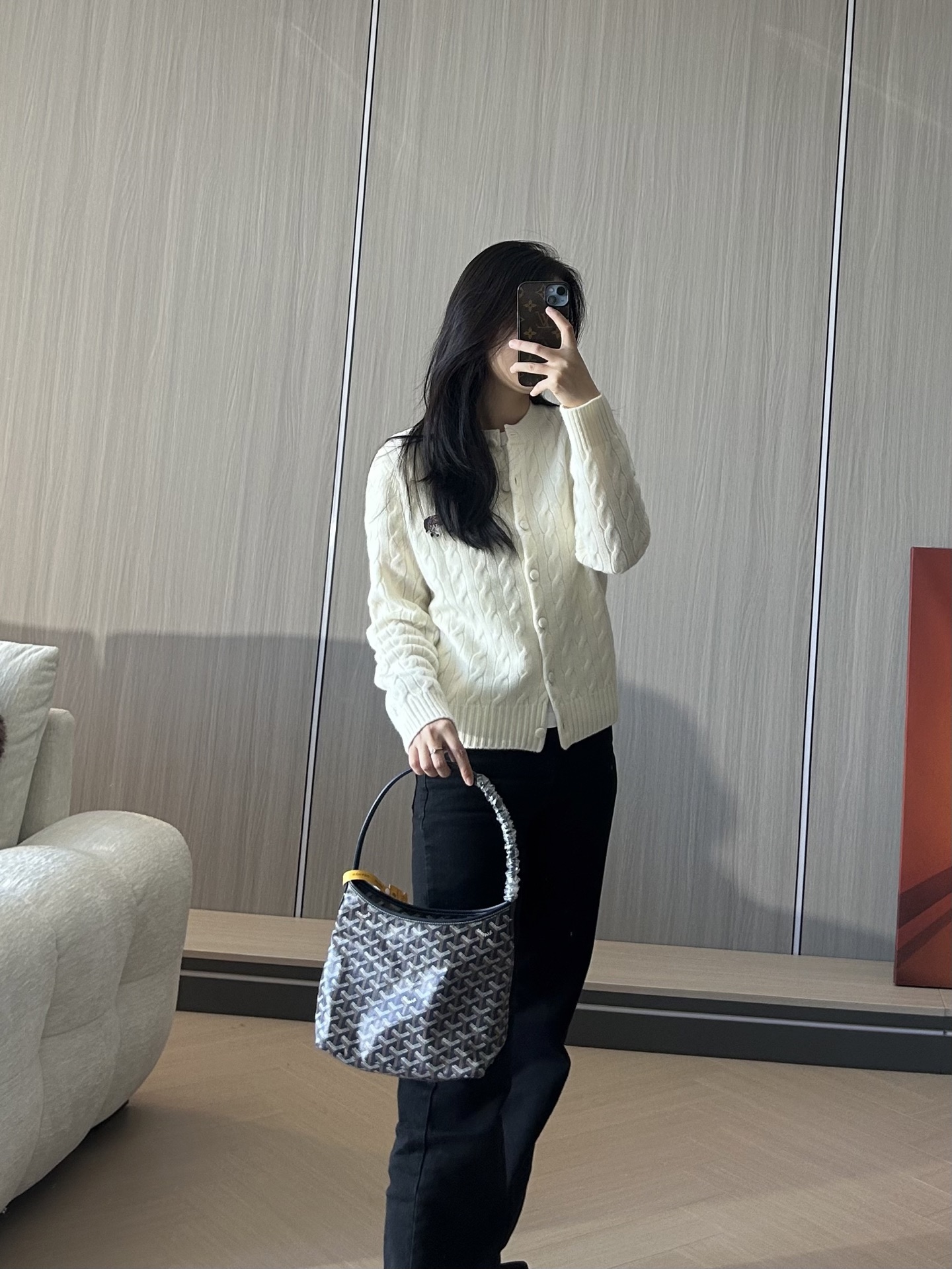盟可睐 高雅德 高定典藏经典高奢皮具手袋托特包斜挎包女包 #289AA848 2