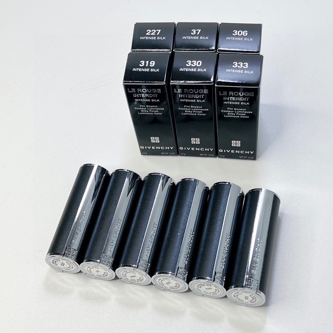 30! Nuevo labial Givenchy de piel de cordero! (Piel de cordero nueva), número de color: 227-N37-306-319-330-333