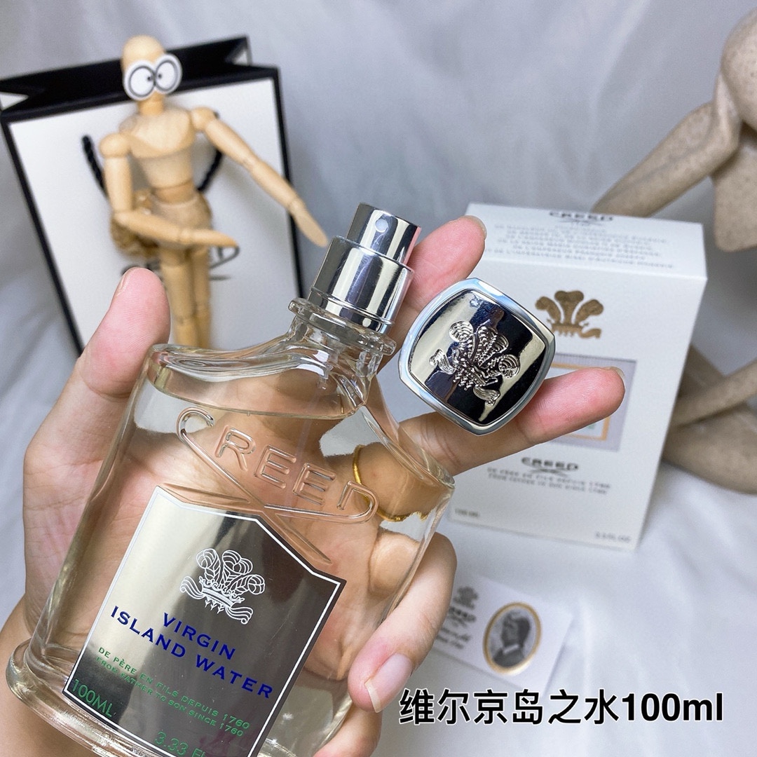 ✨60包
Creed 克雷德维尔京岛之水Virgin Island Water 100ml
前调：青柠 椰子 橘子
中调：生姜 茉莉 木槿 依兰
后调：麝香 糖 朗姆酒