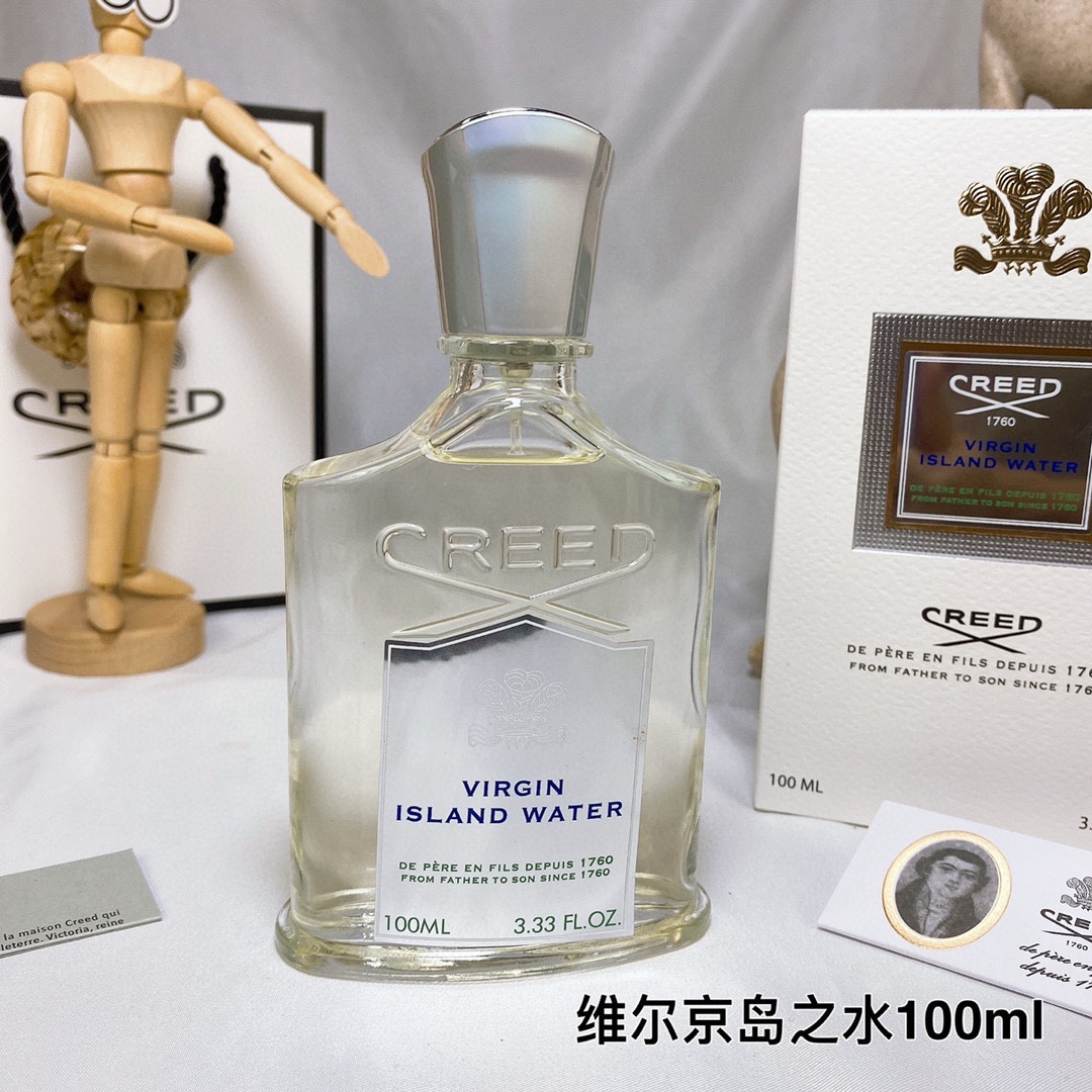 ✨60包
Creed 克雷德维尔京岛之水Virgin Island Water 100ml
前调：青柠 椰子 橘子
中调：生姜 茉莉 木槿 依兰
后调：麝香 糖 朗姆酒