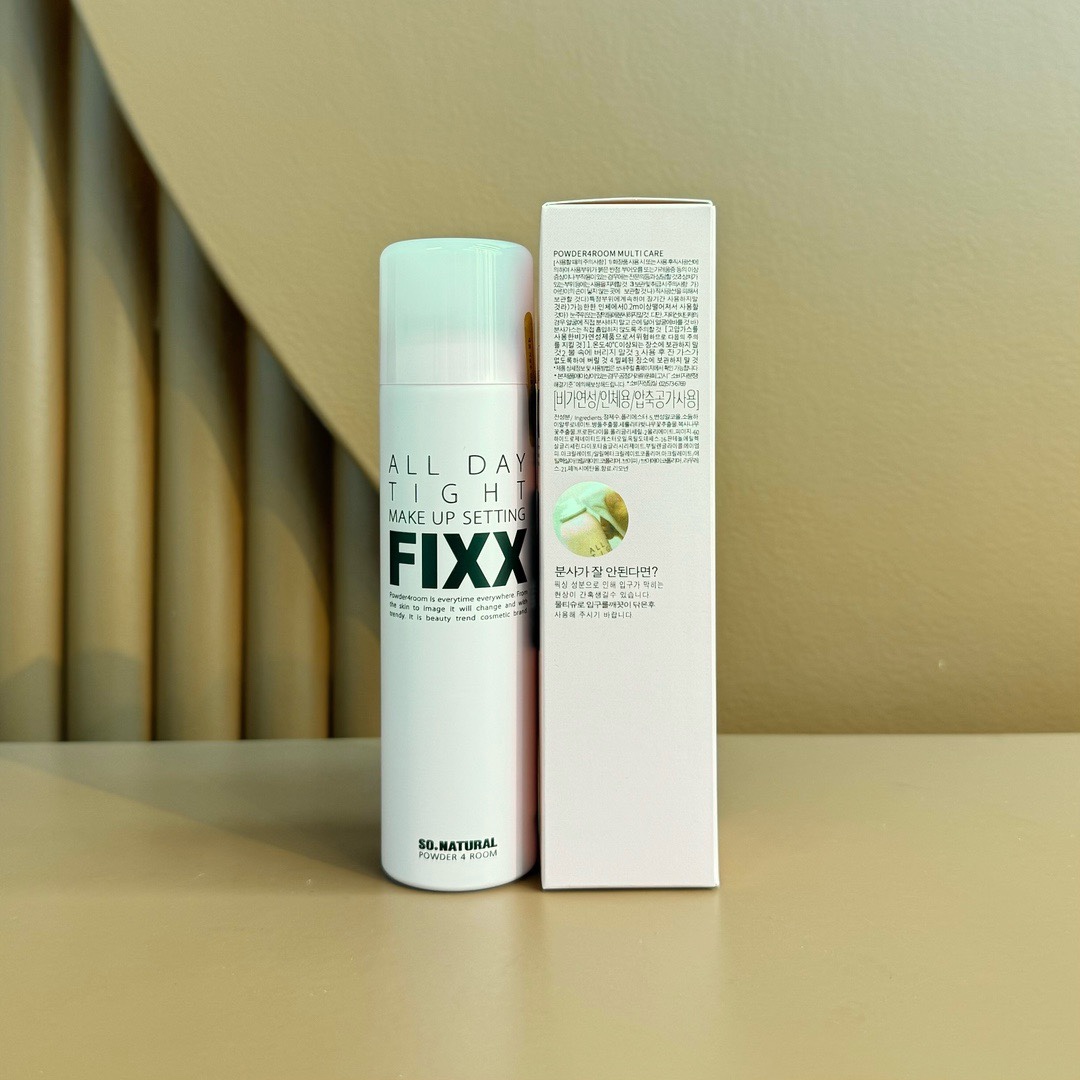 ✨ 40包
FIXX定妆喷雾120ml！上脸不会有粘腻感成膜后能防蹭喷出来真的像水雾一样，喷雾巨细，很舒适持妆力又强，光是这个使用感就让人想回购。能为底妆增加好看的光泽感+降低粉感～😍