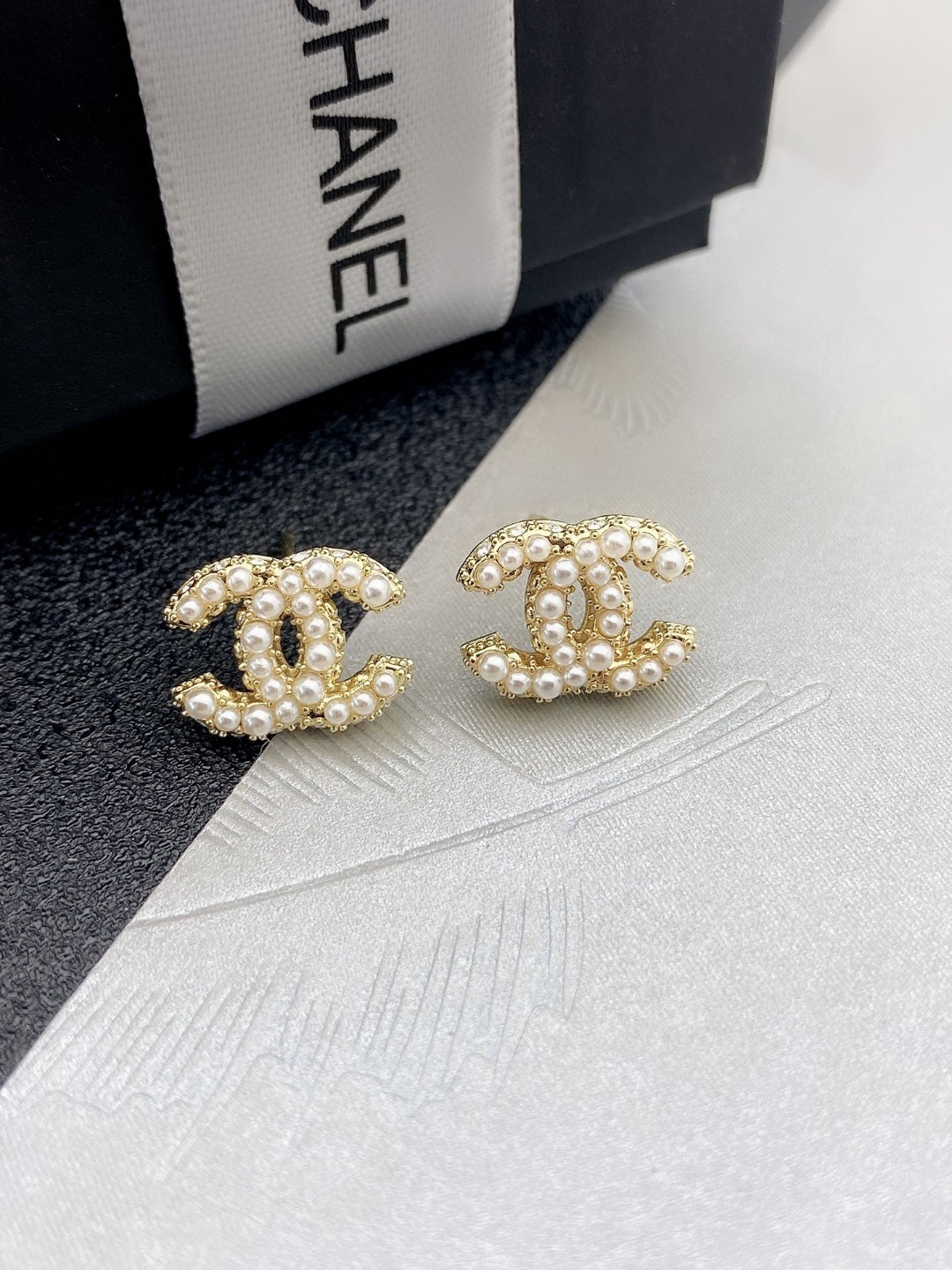 Chanel Jewelry Earring Yellow Brass