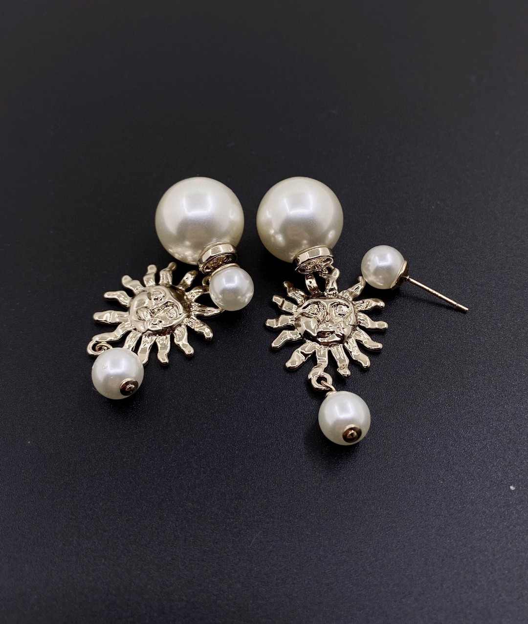 Highest quality replica
 Jewelry Earring White Yellow Brass