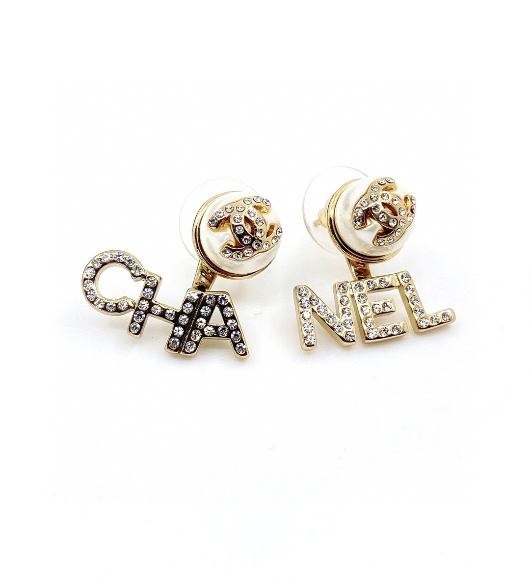 Wholesale
 Chanel Jewelry Earring Online Store
 Yellow Brass