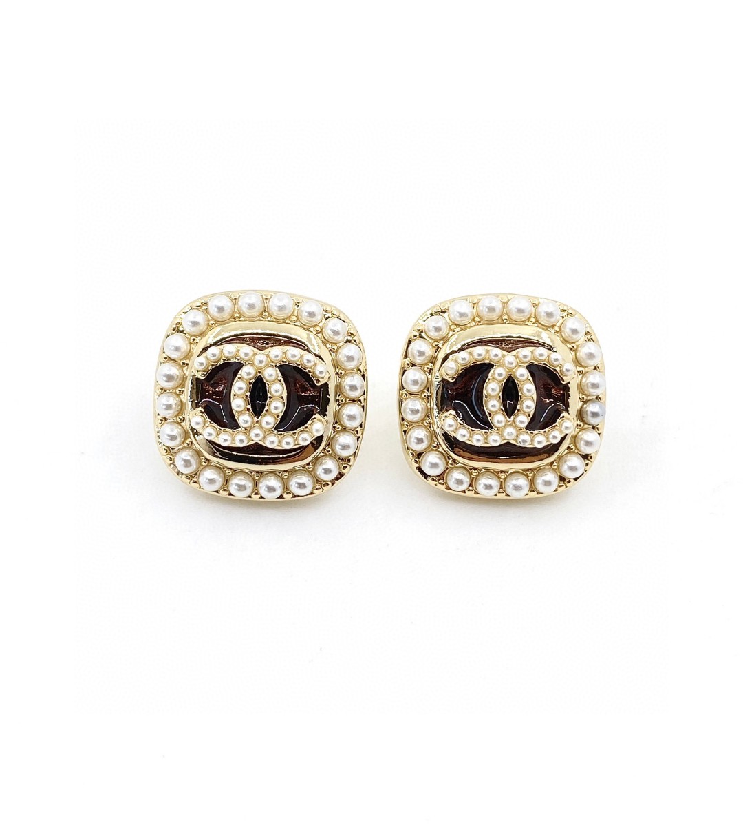 Chanel Jewelry Earring Yellow 925 Silver