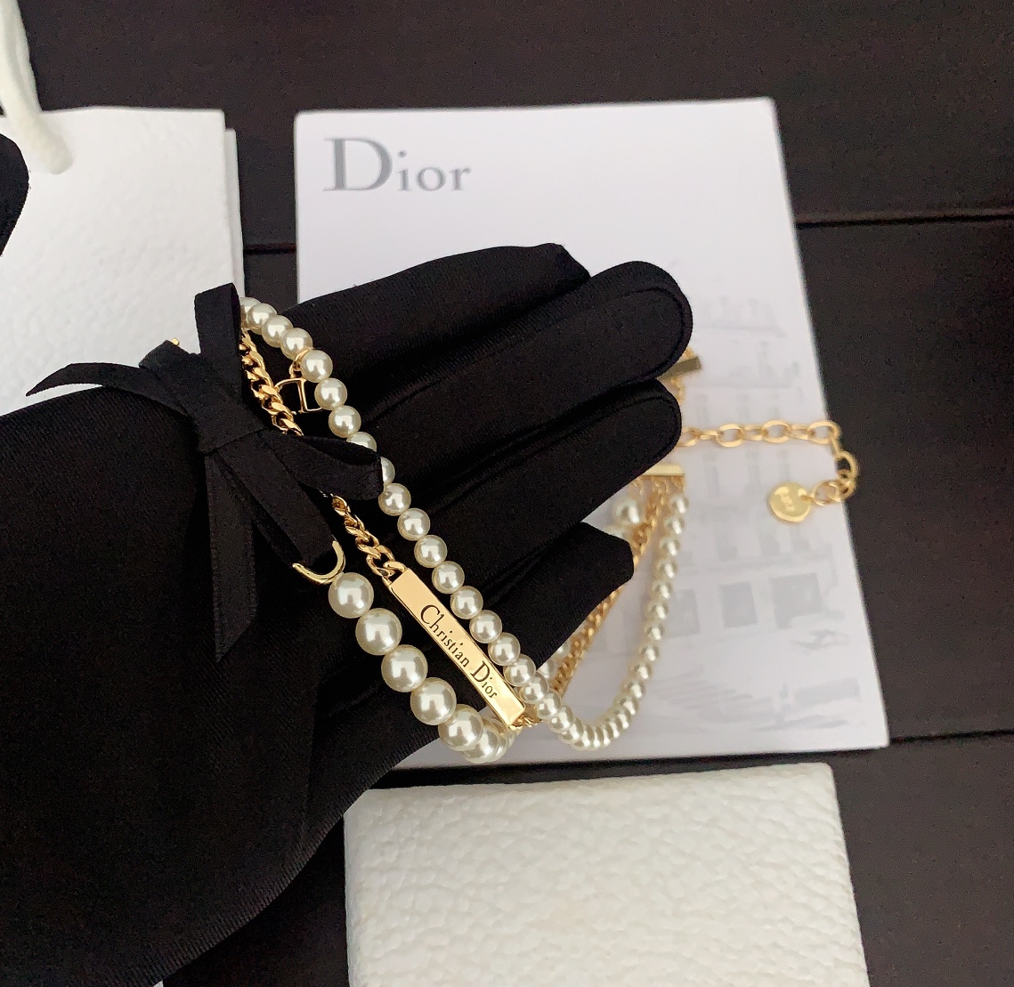 P519905 ، [Daor أحدث 🆕🆕 Bow 🎀 Pearl 3 Netlace]