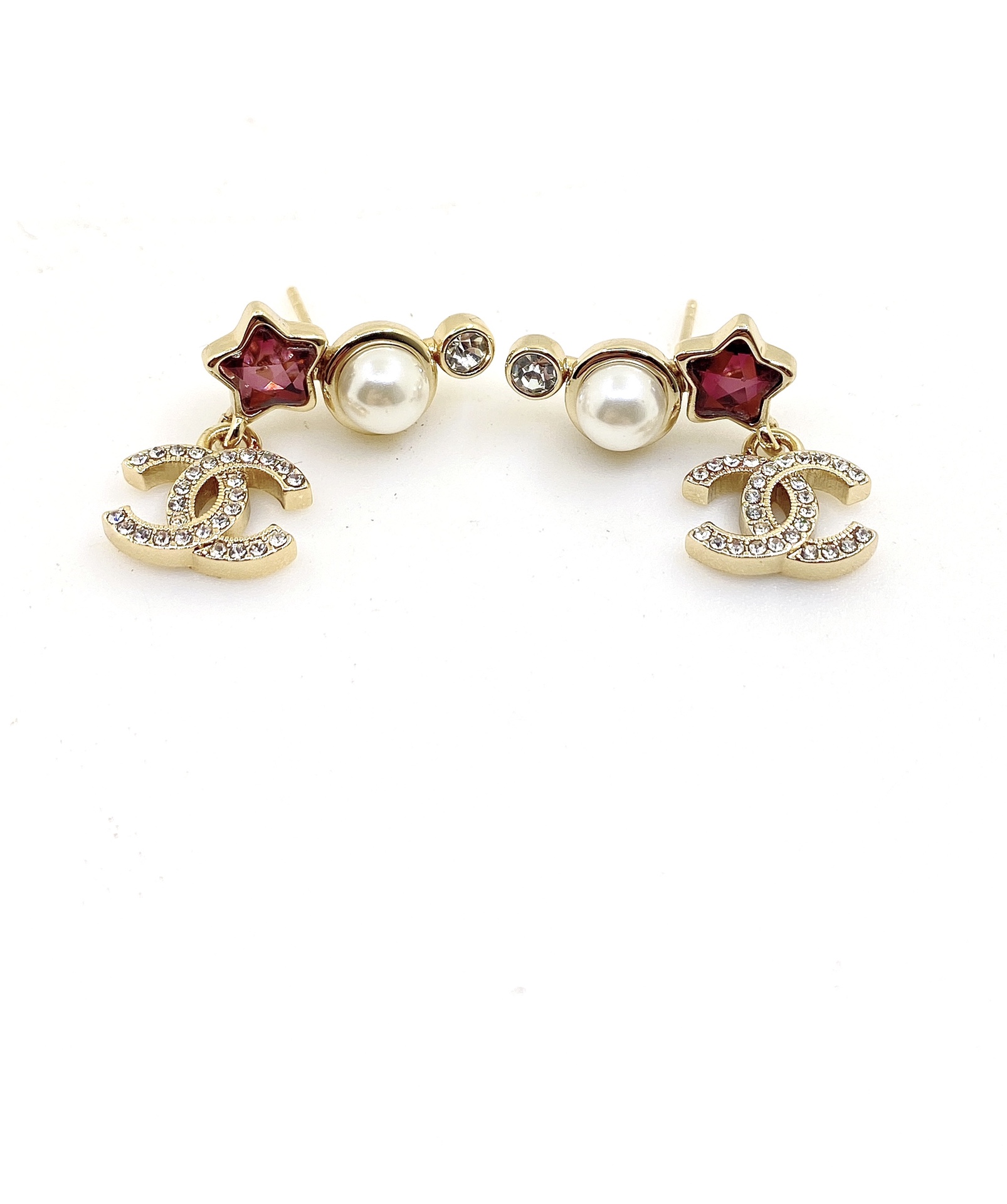 NO:111580,ch*nel latest pink five-pointed star earrings】consistent ZP brass material, jewelry quality, earrings19860909ch*nel 最新款粉五角星耳环】一致ZP黄铜材质,饰品精品,earrings,Jewelry