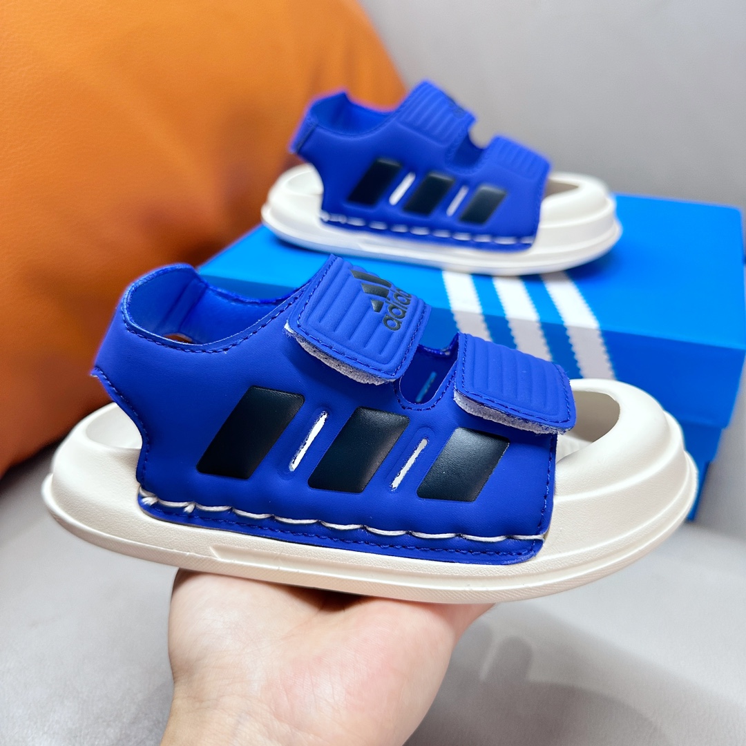 图片[5]-阿迪双魔术贴包头轻便儿童凉鞋22-35码 魔术贴设计超便捷👑，不再有烦恼宝宝自己穿鞋的时刻。包头设计更好保护脚丫☀️。-选品中心
