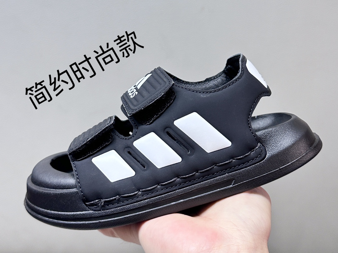 图片[9]-阿迪双魔术贴包头轻便儿童凉鞋22-35码 魔术贴设计超便捷👑，不再有烦恼宝宝自己穿鞋的时刻。包头设计更好保护脚丫☀️。-选品中心