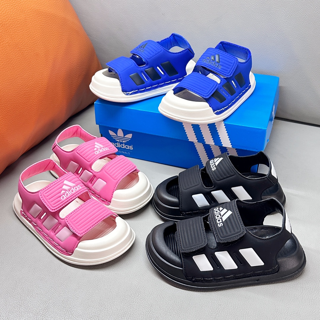 图片[5]-阿迪双魔术贴包头轻便儿童凉鞋22-35码 魔术贴设计超便捷👑，不再有烦恼宝宝自己穿鞋的时刻。包头设计更好保护脚丫☀️。-选品中心