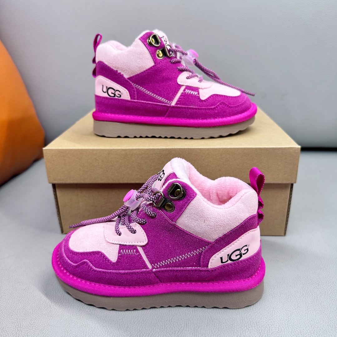 图片[6]-新款现货 油GG海兰德靴 2023秋冬新款儿童经典复古拼色靴扣带款，撞色拼接 个性潮酷 牛津布加绒款 柔软亲肤 舒适透气不捂脚 EVA外底，轻便耐穿 防滑耐磨🤟-选品中心