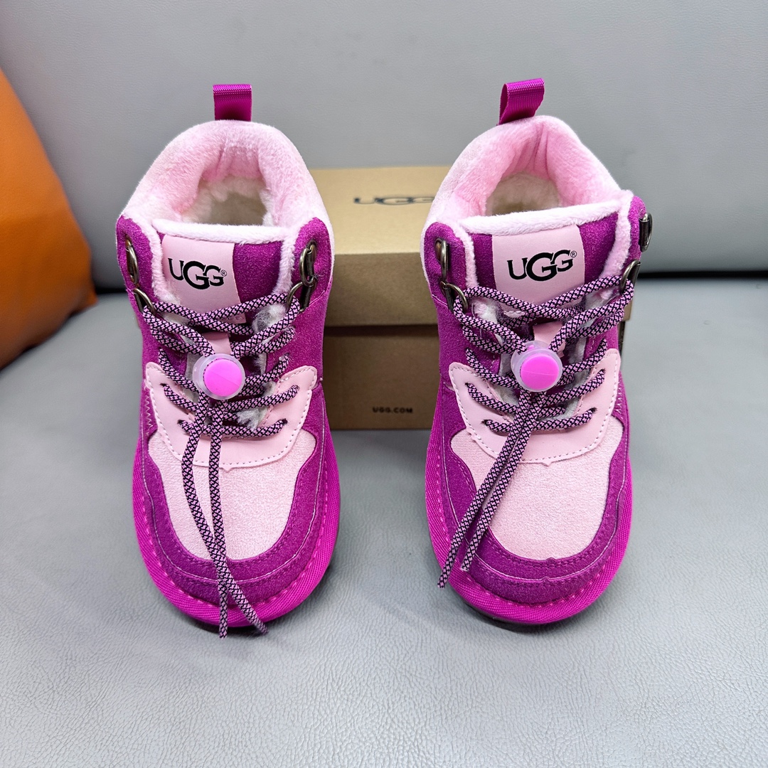 图片[5]-新款现货 油GG海兰德靴 2023秋冬新款儿童经典复古拼色靴扣带款，撞色拼接 个性潮酷 牛津布加绒款 柔软亲肤 舒适透气不捂脚 EVA外底，轻便耐穿 防滑耐磨🤟-选品中心