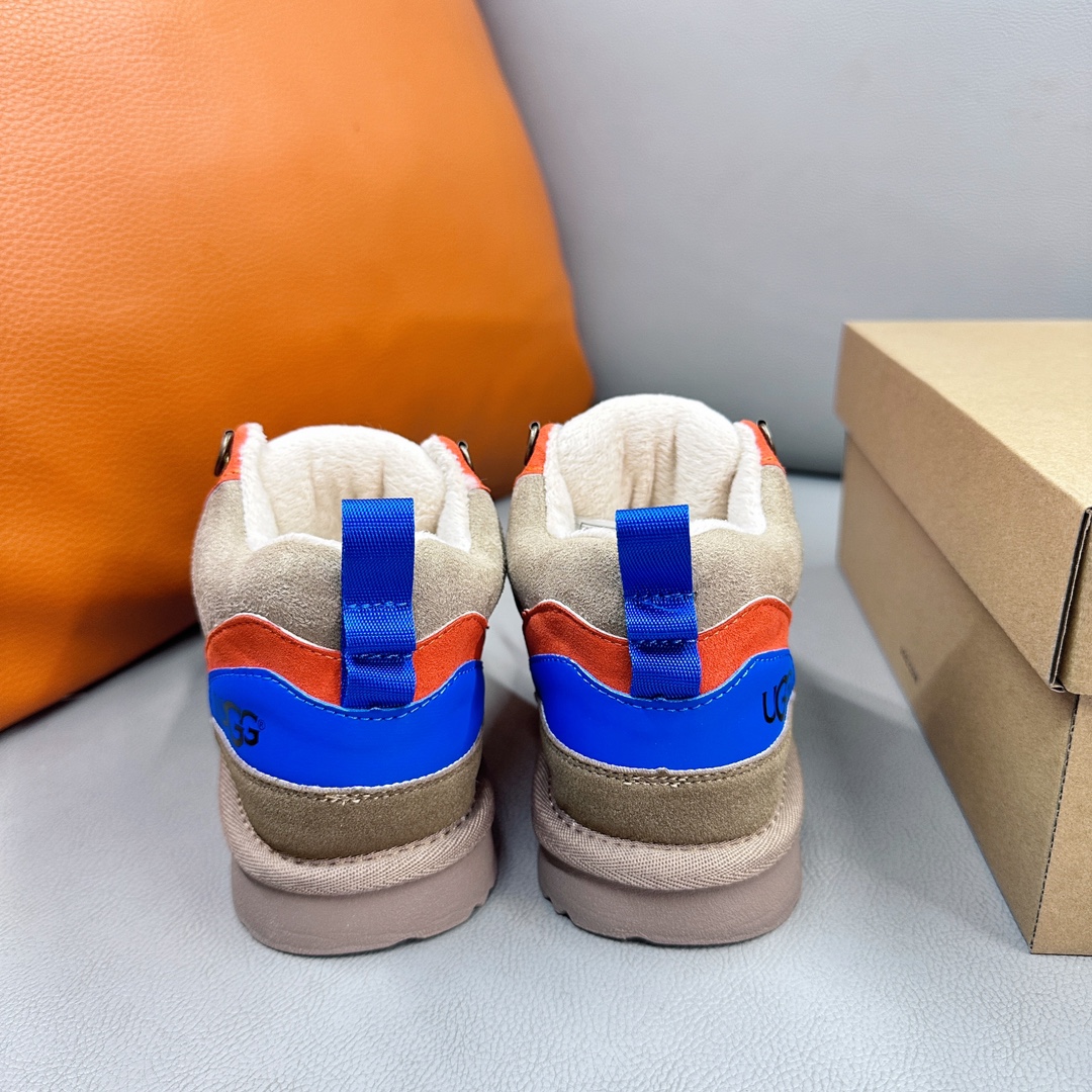 图片[8]-新款现货 油GG海兰德靴 2023秋冬新款儿童经典复古拼色靴扣带款，撞色拼接 个性潮酷 牛津布加绒款 柔软亲肤 舒适透气不捂脚 EVA外底，轻便耐穿 防滑耐磨🤟-选品中心