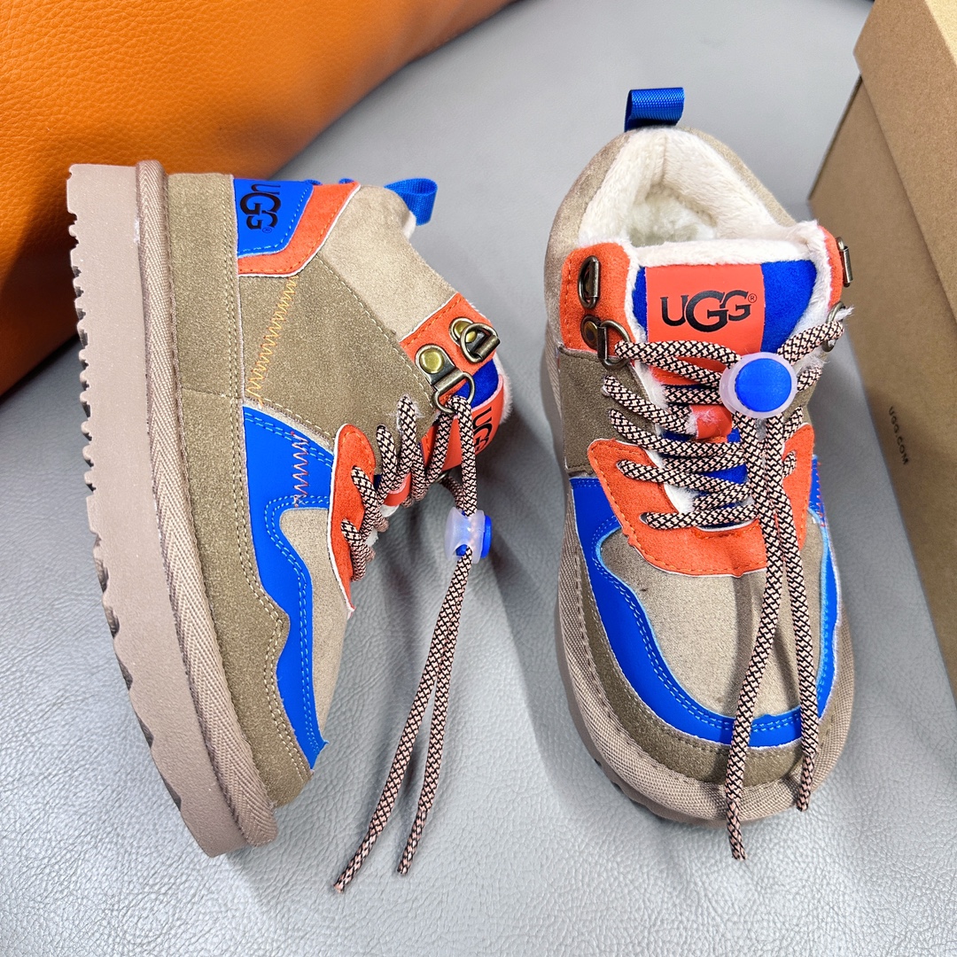 图片[9]-新款现货 油GG海兰德靴 2023秋冬新款儿童经典复古拼色靴扣带款，撞色拼接 个性潮酷 牛津布加绒款 柔软亲肤 舒适透气不捂脚 EVA外底，轻便耐穿 防滑耐磨🤟-选品中心