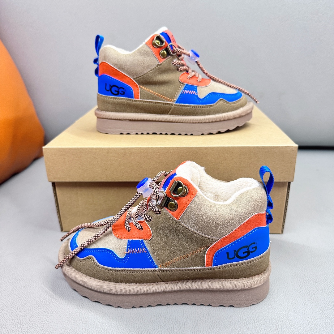 图片[6]-新款现货 油GG海兰德靴 2023秋冬新款儿童经典复古拼色靴扣带款，撞色拼接 个性潮酷 牛津布加绒款 柔软亲肤 舒适透气不捂脚 EVA外底，轻便耐穿 防滑耐磨🤟-选品中心