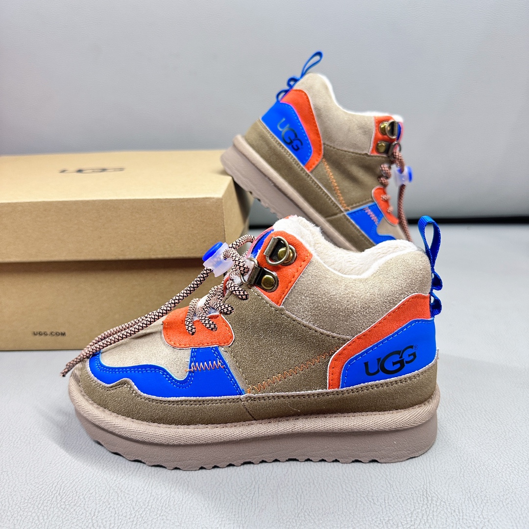 图片[7]-新款现货 油GG海兰德靴 2023秋冬新款儿童经典复古拼色靴扣带款，撞色拼接 个性潮酷 牛津布加绒款 柔软亲肤 舒适透气不捂脚 EVA外底，轻便耐穿 防滑耐磨🤟-选品中心