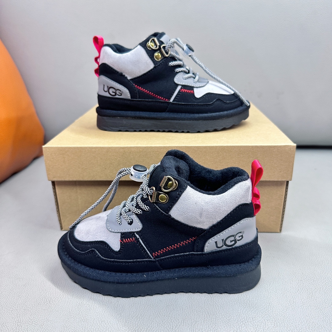 图片[6]-新款现货 油GG海兰德靴 2023秋冬新款儿童经典复古拼色靴扣带款，撞色拼接 个性潮酷 牛津布加绒款 柔软亲肤 舒适透气不捂脚 EVA外底，轻便耐穿 防滑耐磨🤟-选品中心