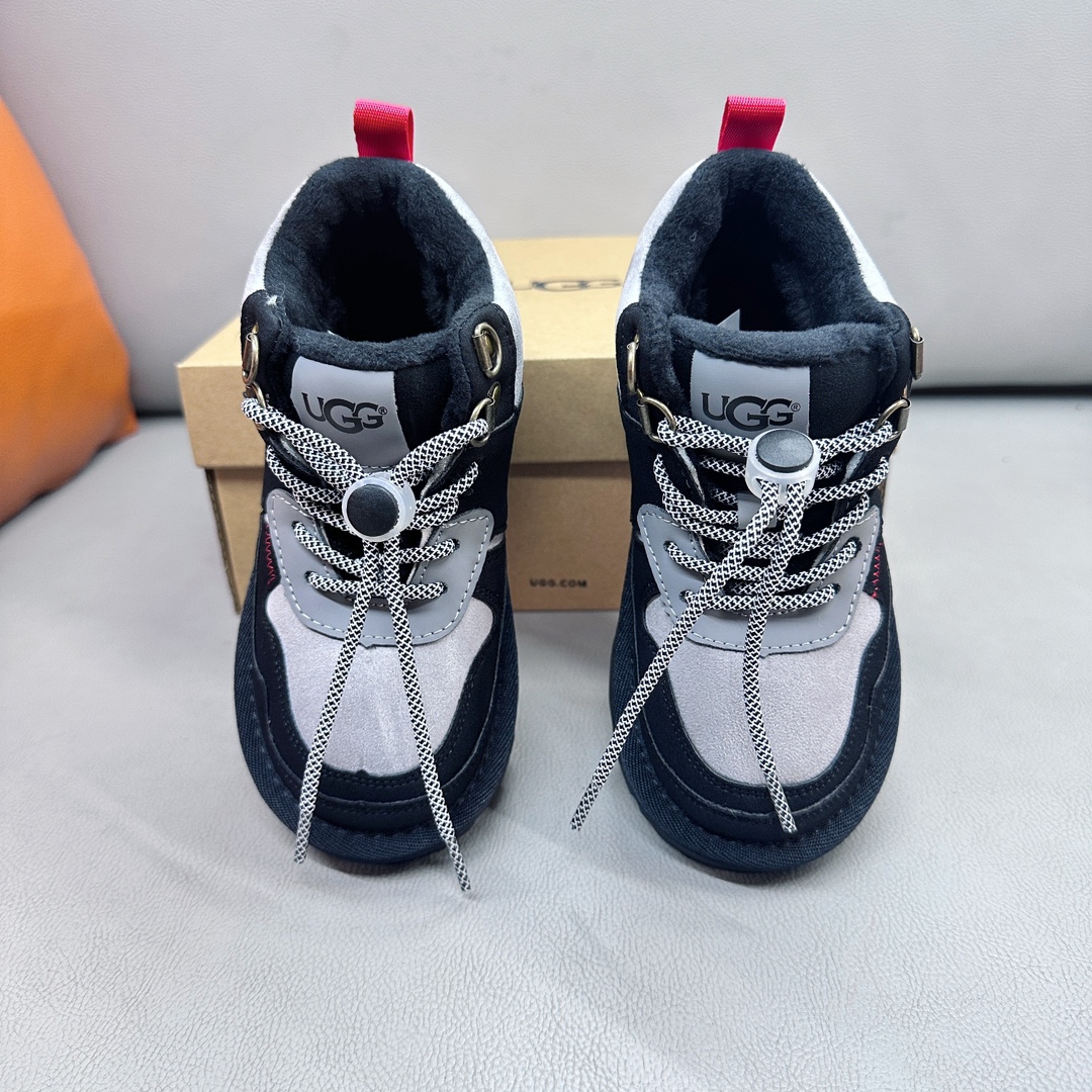 图片[5]-新款现货 油GG海兰德靴 2023秋冬新款儿童经典复古拼色靴扣带款，撞色拼接 个性潮酷 牛津布加绒款 柔软亲肤 舒适透气不捂脚 EVA外底，轻便耐穿 防滑耐磨🤟-选品中心