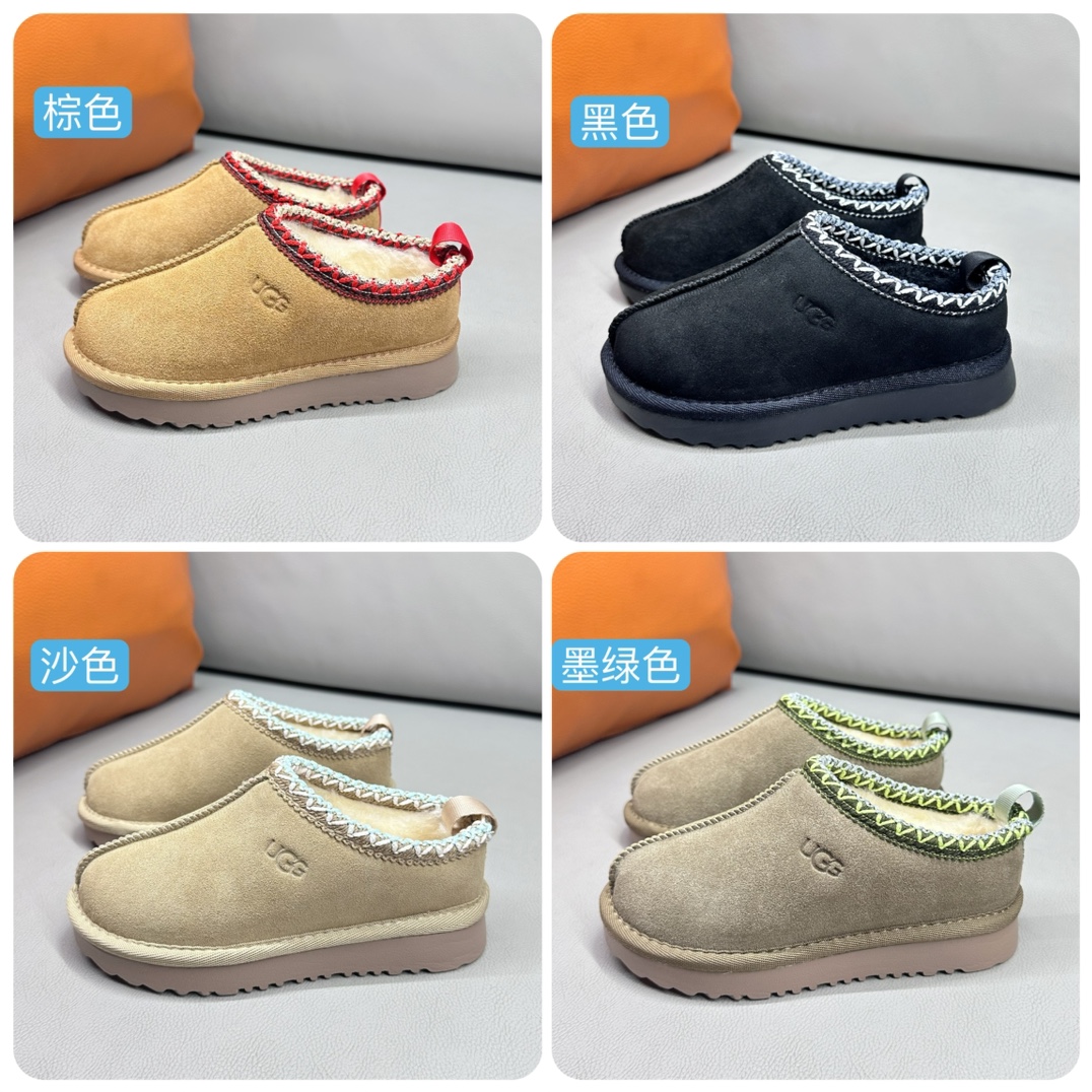 图片[5]-🚦UGG 正确版儿童Tazz塔茨乐福鞋一脚蹬懒人鞋款•尺码表🔻 量好脚长才是选码关键✔️ 🚨不同品牌，不同系列的鞋子，鞋码会存在差异，一定要量好宝宝脚长，脚长对照尺码表【参考适合脚长选码数 🚨孩子3个月脚长就会有变化，多花一分钟选码，节省换码一周的时间👊-选品中心