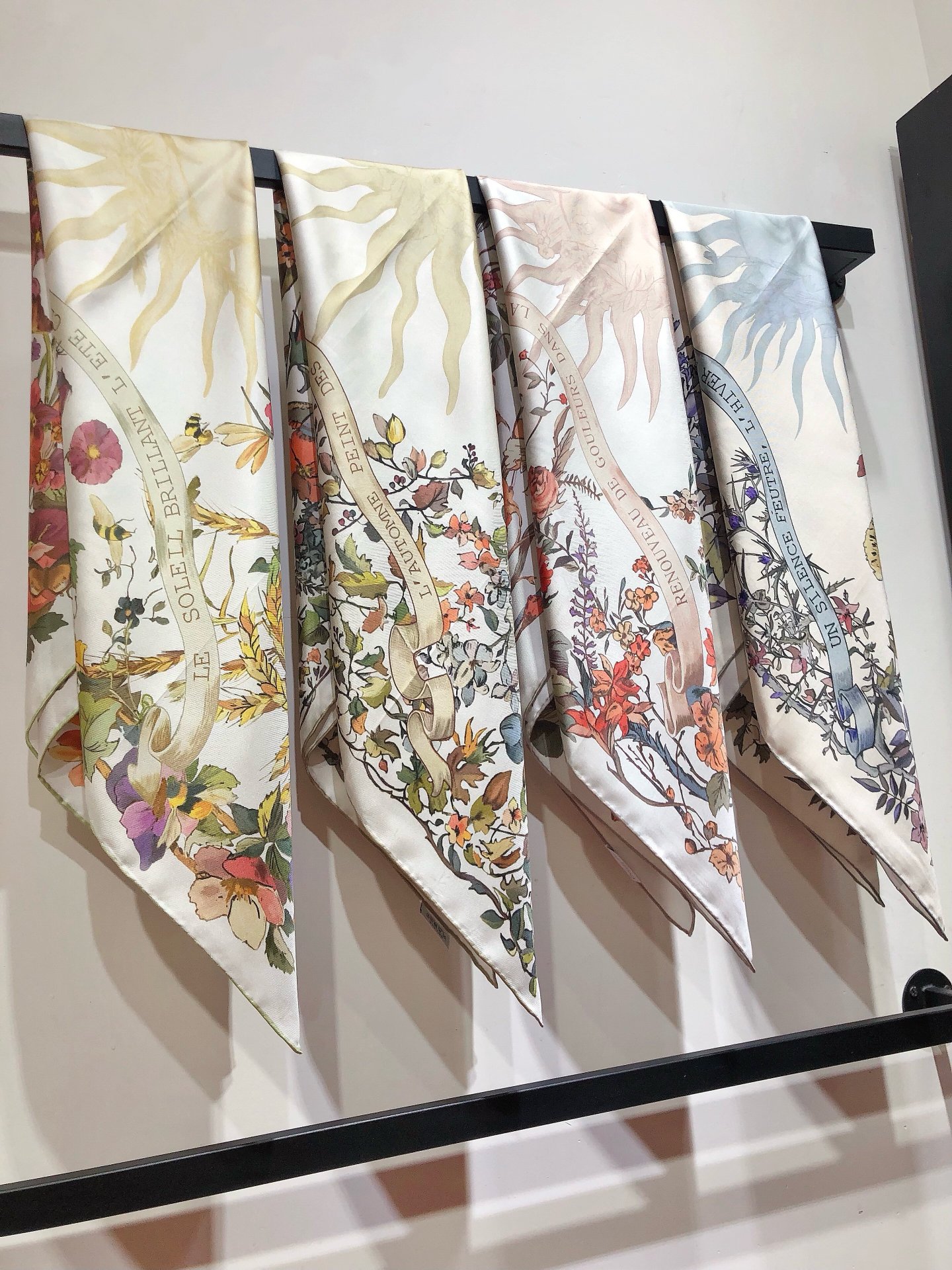 Dior Schal Drucken Seide Sommerkollektion