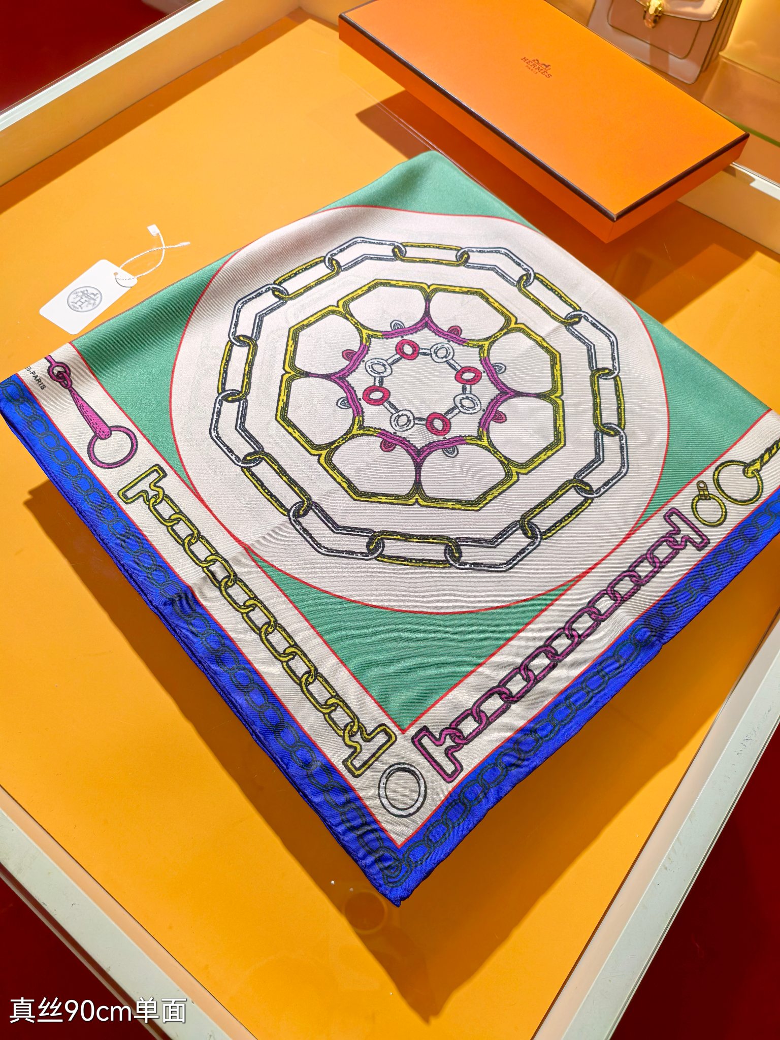 🌼SHMS2492🌼原单爱马仕【万花筒效应】90cm真丝方巾?采用斜纹真丝+手工卷边最前沿的工艺，柔软轻
