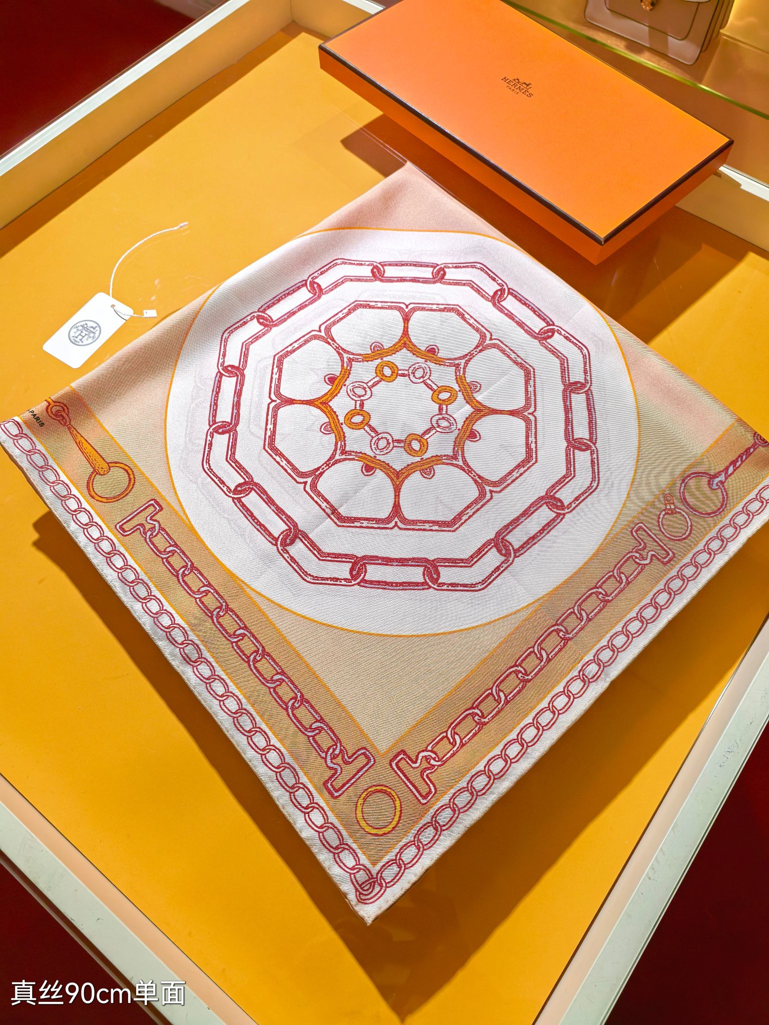 🌼SHMS2492🌼原单爱马仕【万花筒效应】90cm真丝方巾?采用斜纹真丝+手工卷边最前沿的工艺，柔软轻