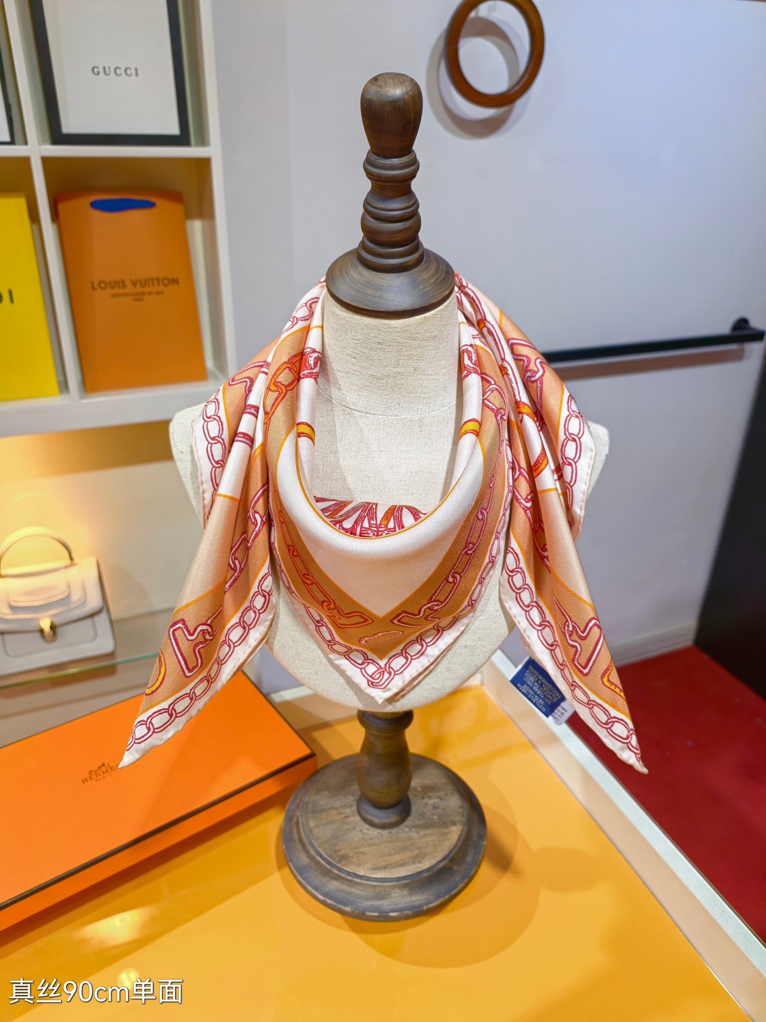 🌼SHMS2492🌼原单爱马仕【万花筒效应】90cm真丝方巾?采用斜纹真丝+手工卷边最前沿的工艺，柔软轻