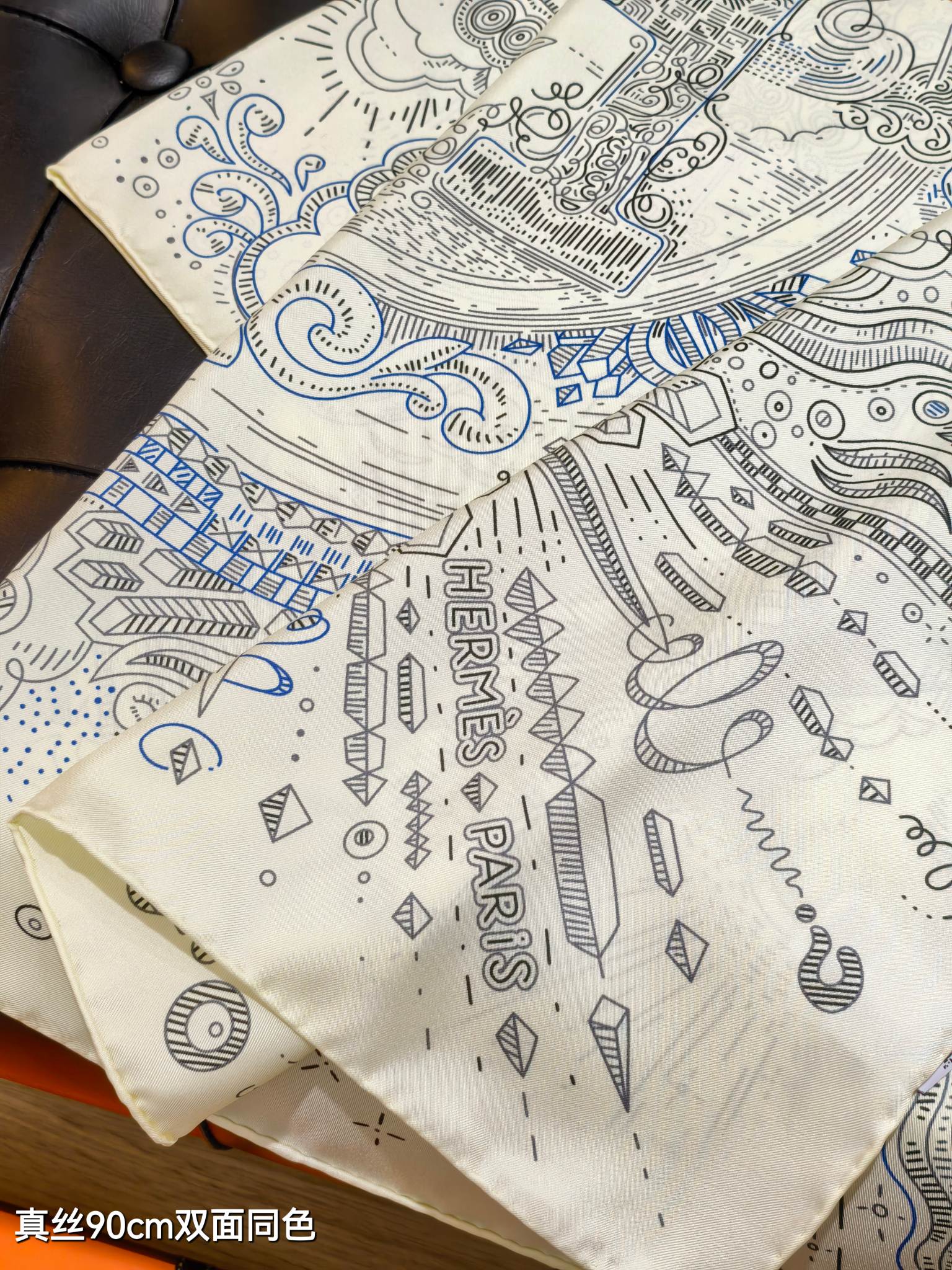 🌼SHMS2511
18姆米双面  90x90cm斜纹真丝
爱马仕《正在接通中》