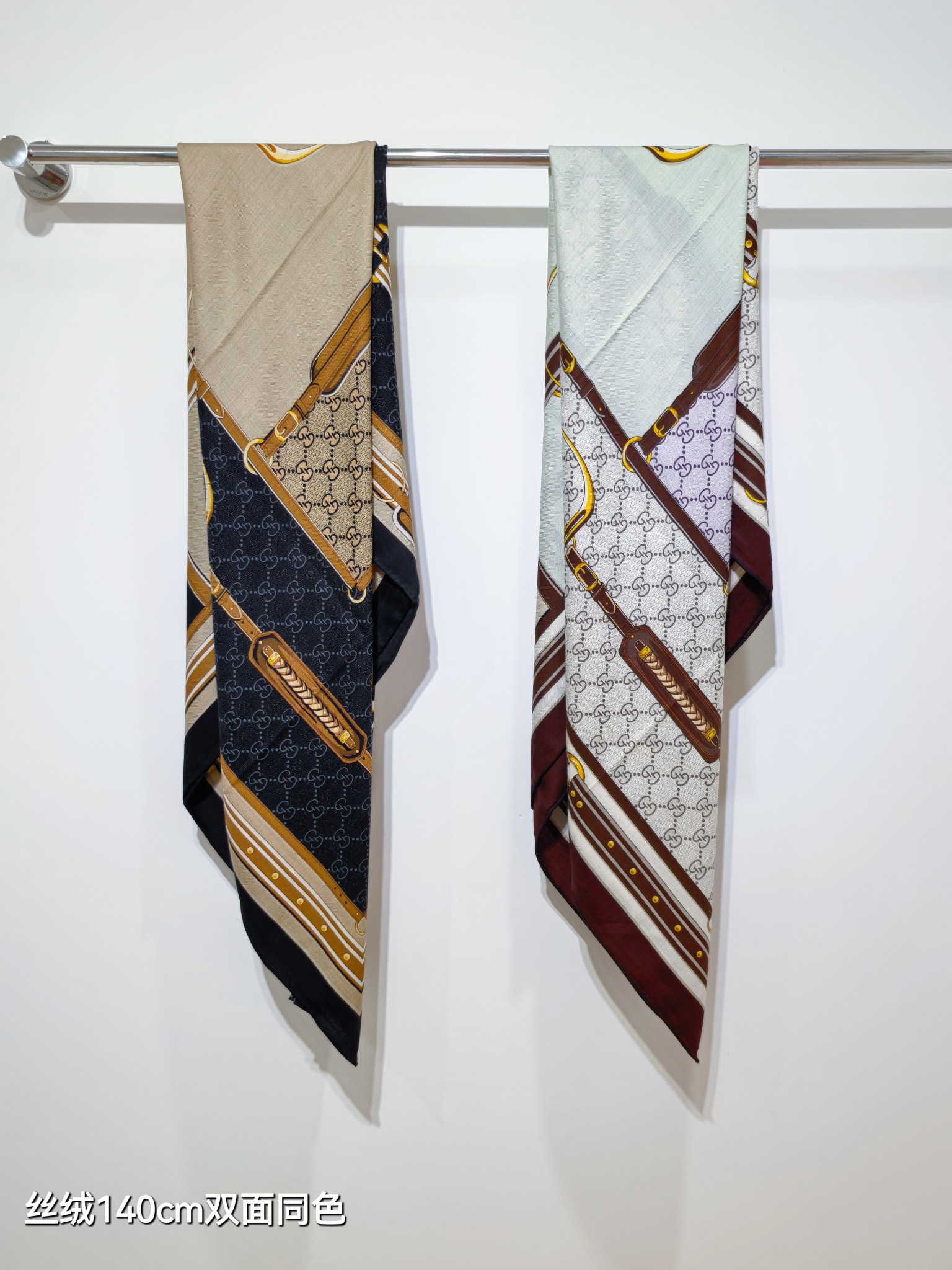 ❄RGC2516双面同色 140x140cm 70%羊绒30%真丝古驰《》