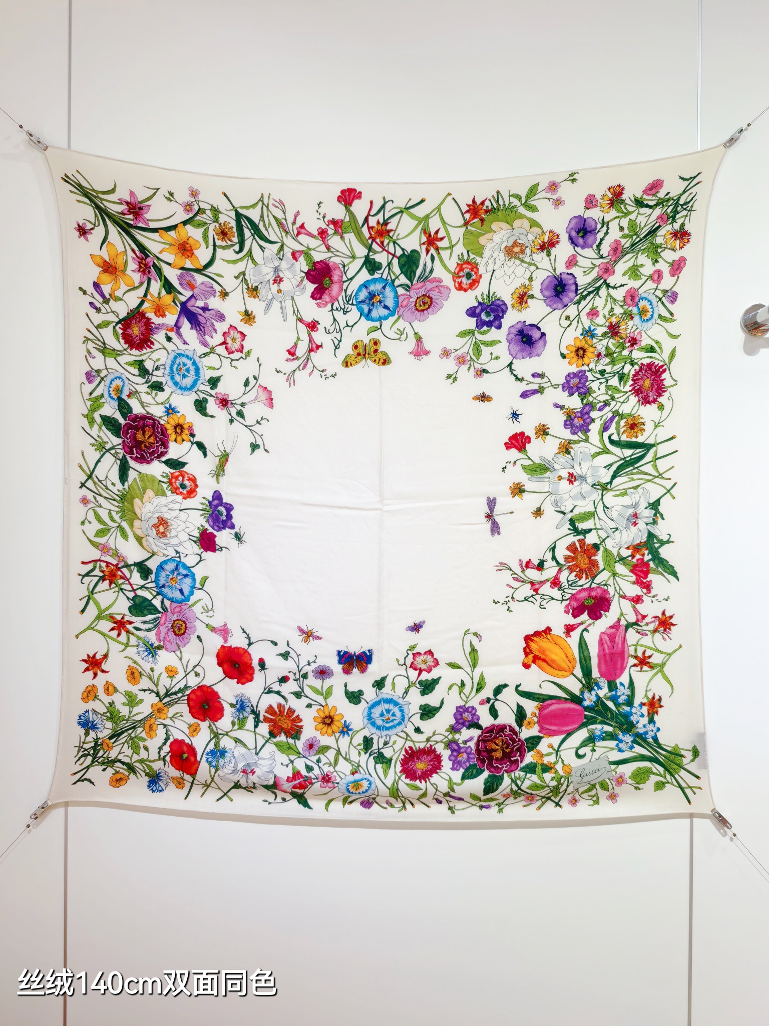 ❄RGC2518双面同色 140x140cm 70%羊绒30%真丝古驰《》