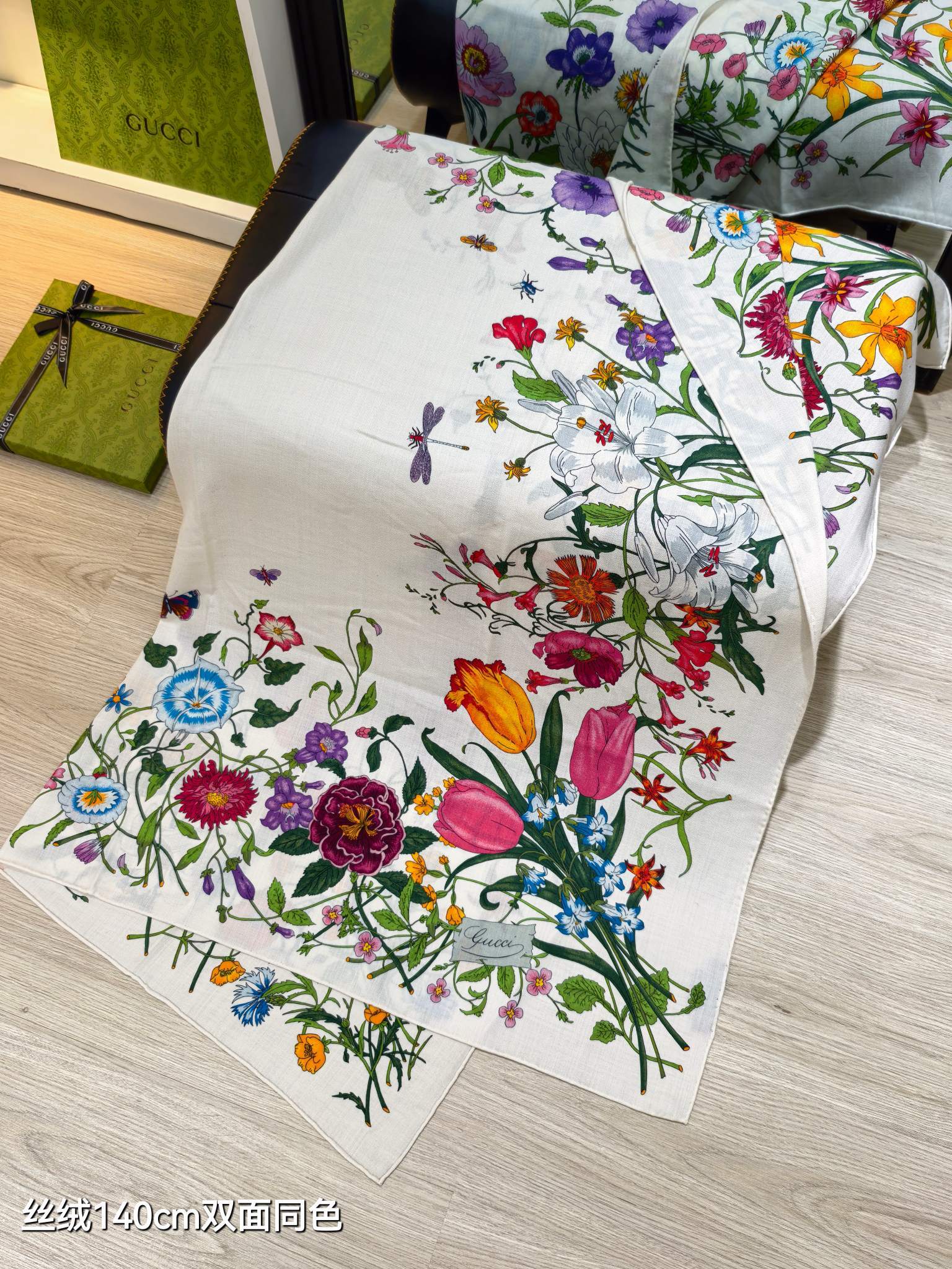 ❄RGC2518双面同色 140x140cm 70%羊绒30%真丝古驰《》