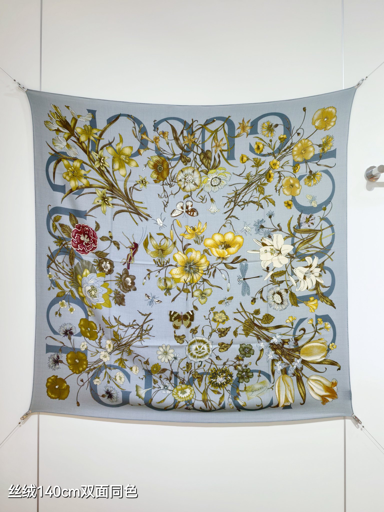 ❄RGC2519双面同色 140x140cm 70%羊绒30%真丝古驰《》