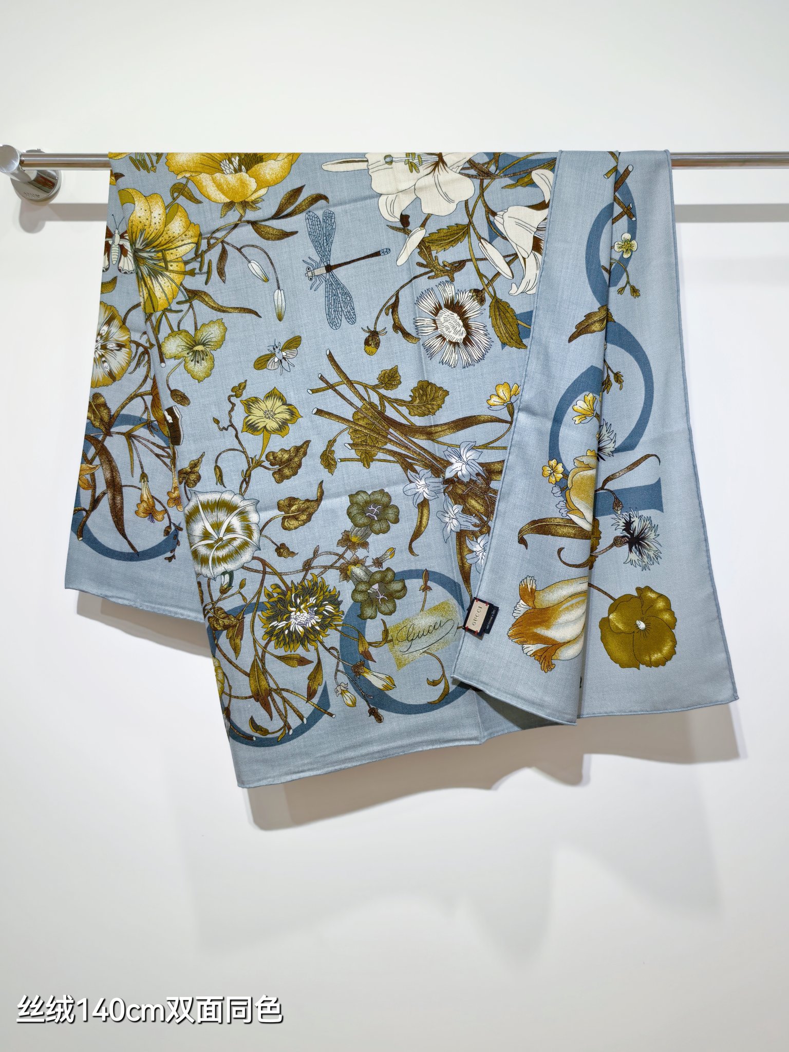 ❄RGC2519双面同色 140x140cm 70%羊绒30%真丝古驰《》