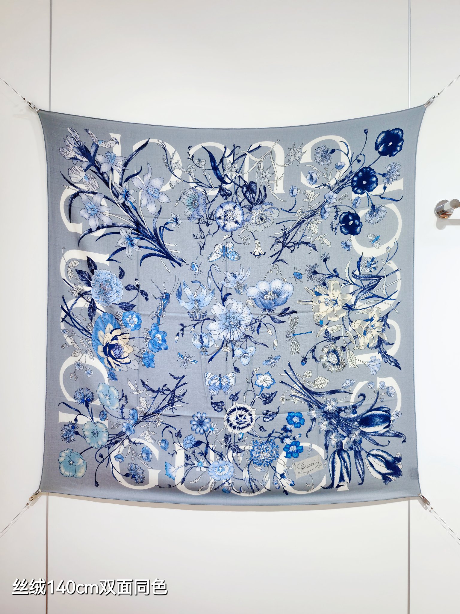 ❄RGC2519双面同色 140x140cm 70%羊绒30%真丝古驰《》