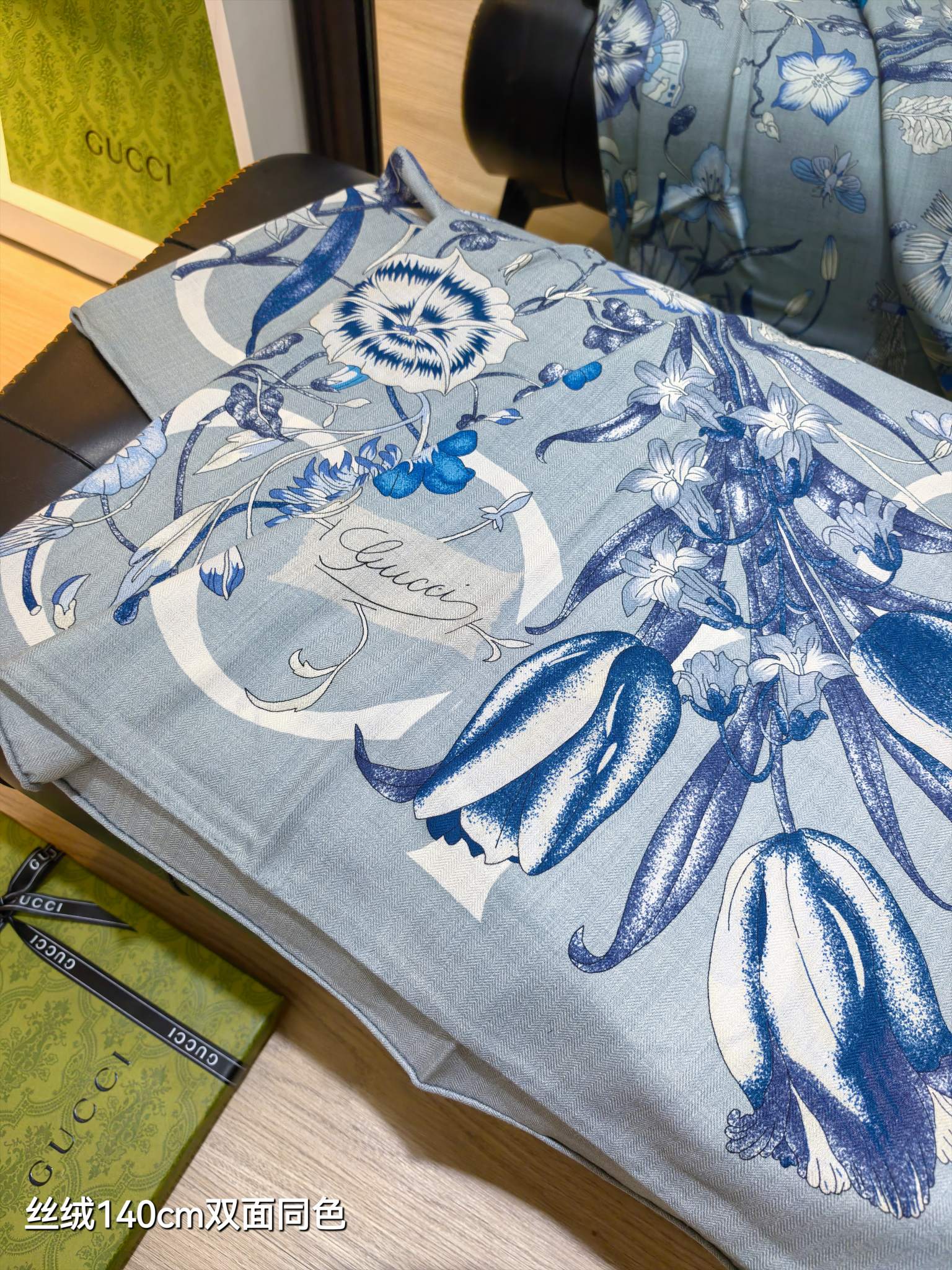 ❄RGC2519双面同色 140x140cm 70%羊绒30%真丝古驰《》