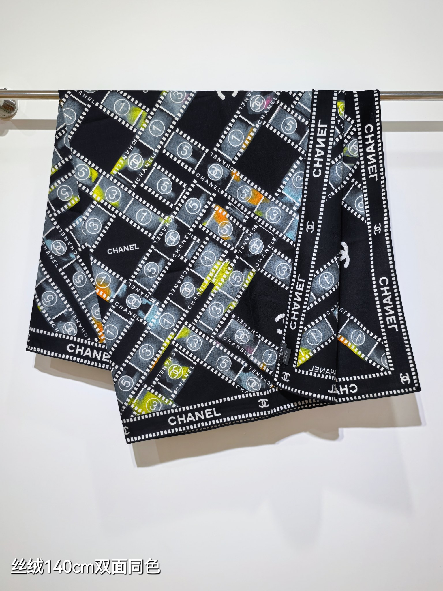 ❄RCC2563双面同色 140x140cm 70%羊绒30%真丝香奈儿《》