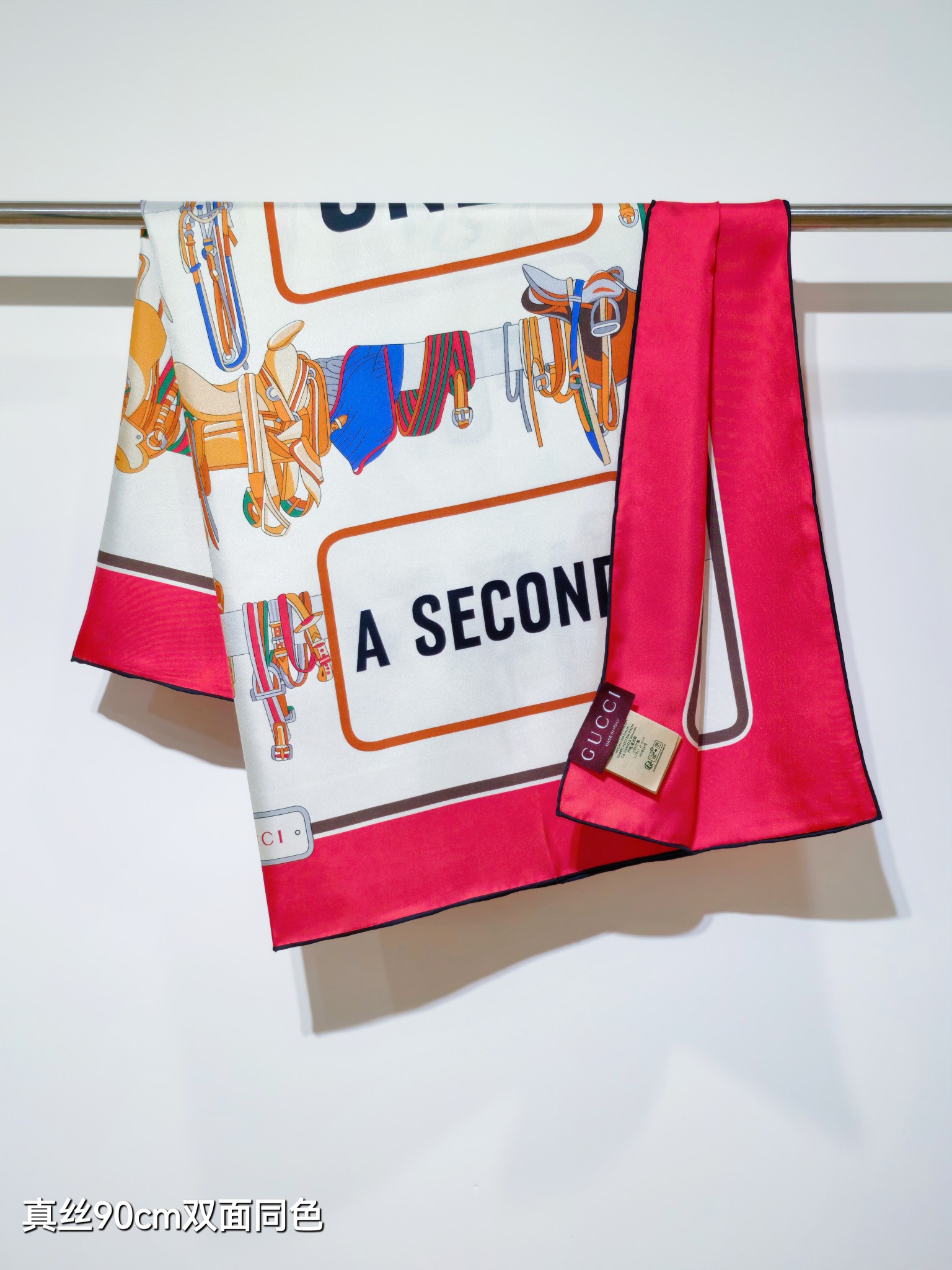 🌼SGC252018姆米双面 90x90cm斜纹真丝古驰《》