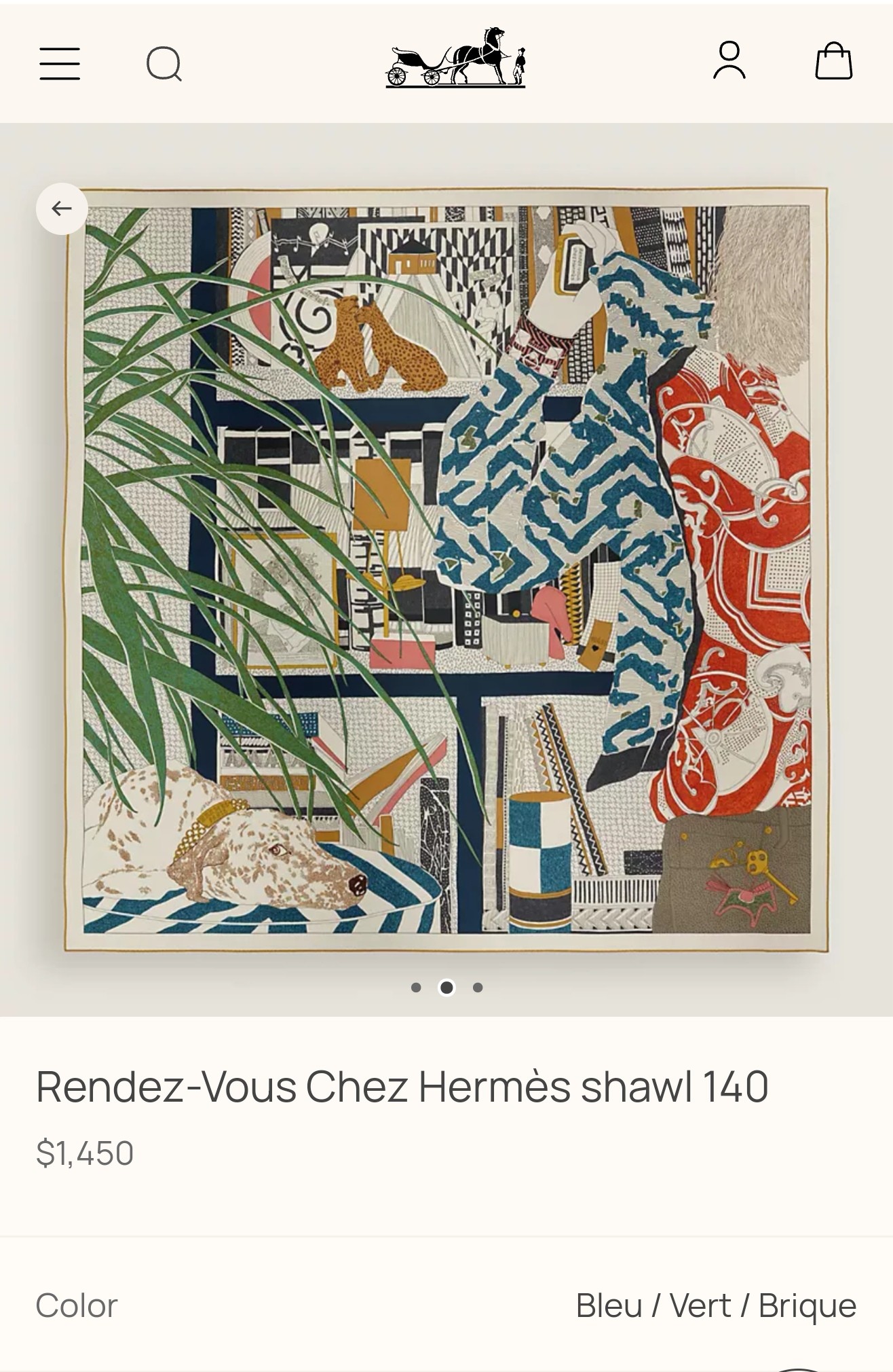 ❄RHMS2558
双面同色  140x140cm 70%羊绒30%真丝
爱马仕《爱马仕之约》