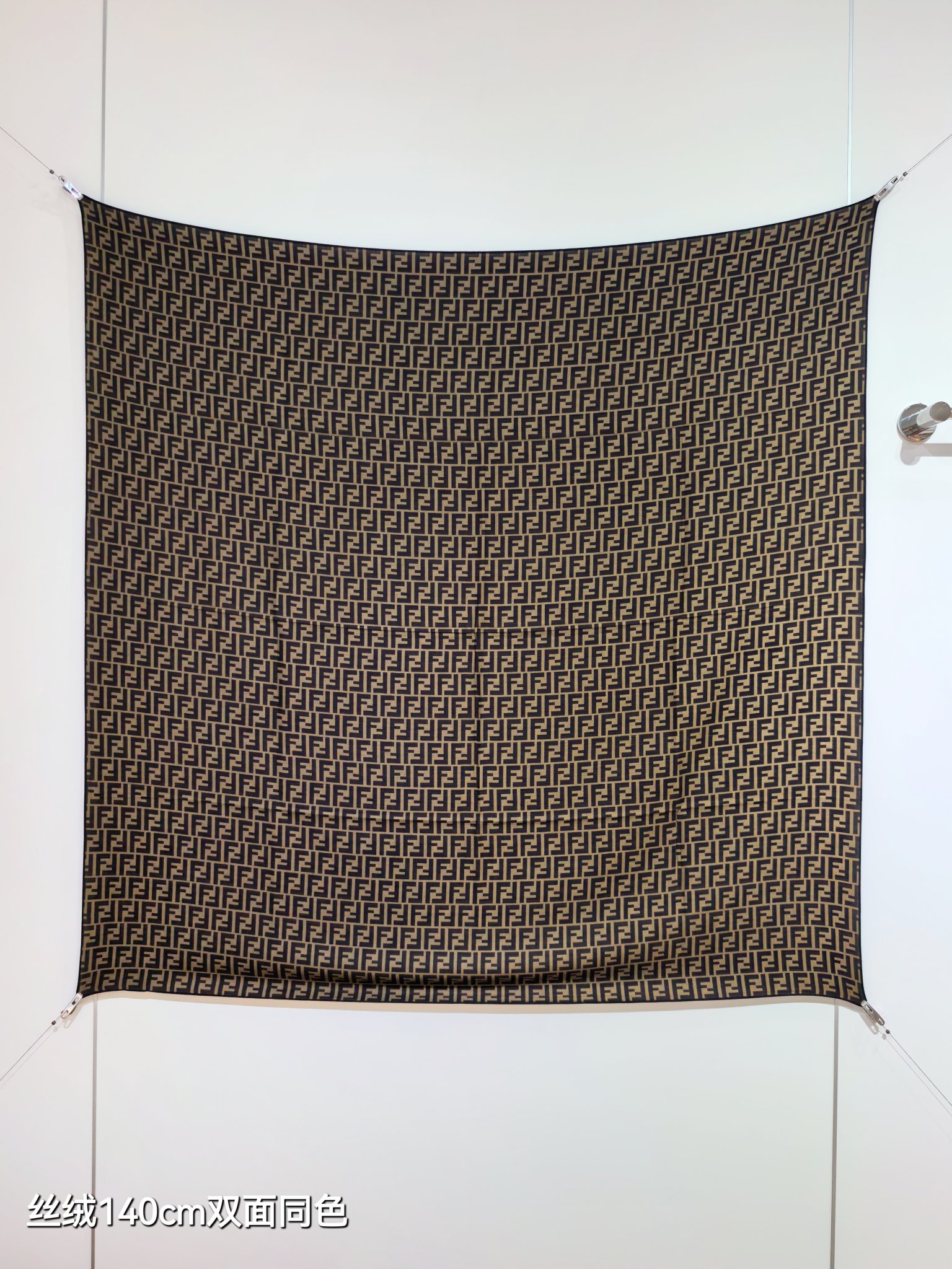 ❄RFD2507双面同色 140x140cm 70%羊绒30%真丝芬迪《》