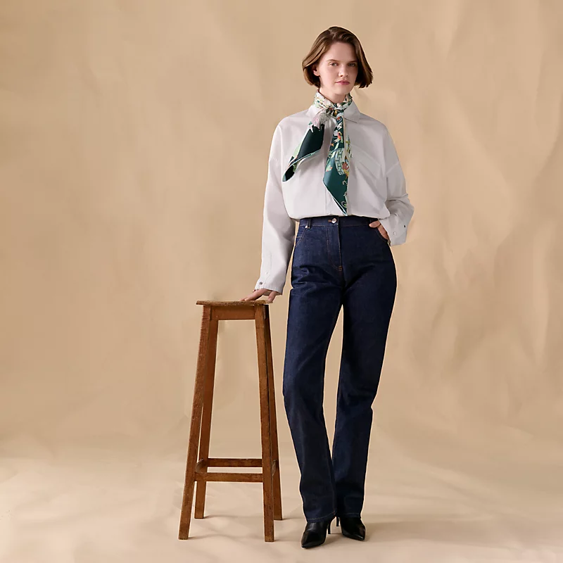 🌼SHMS256518姆米双面 90x90cm斜纹真丝爱马仕《马术学院》