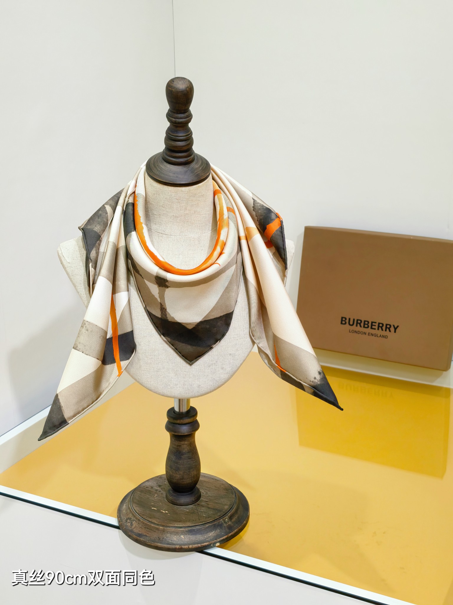 🌼SBR250218姆米双面 90x90cm斜纹真丝巴宝莉《》