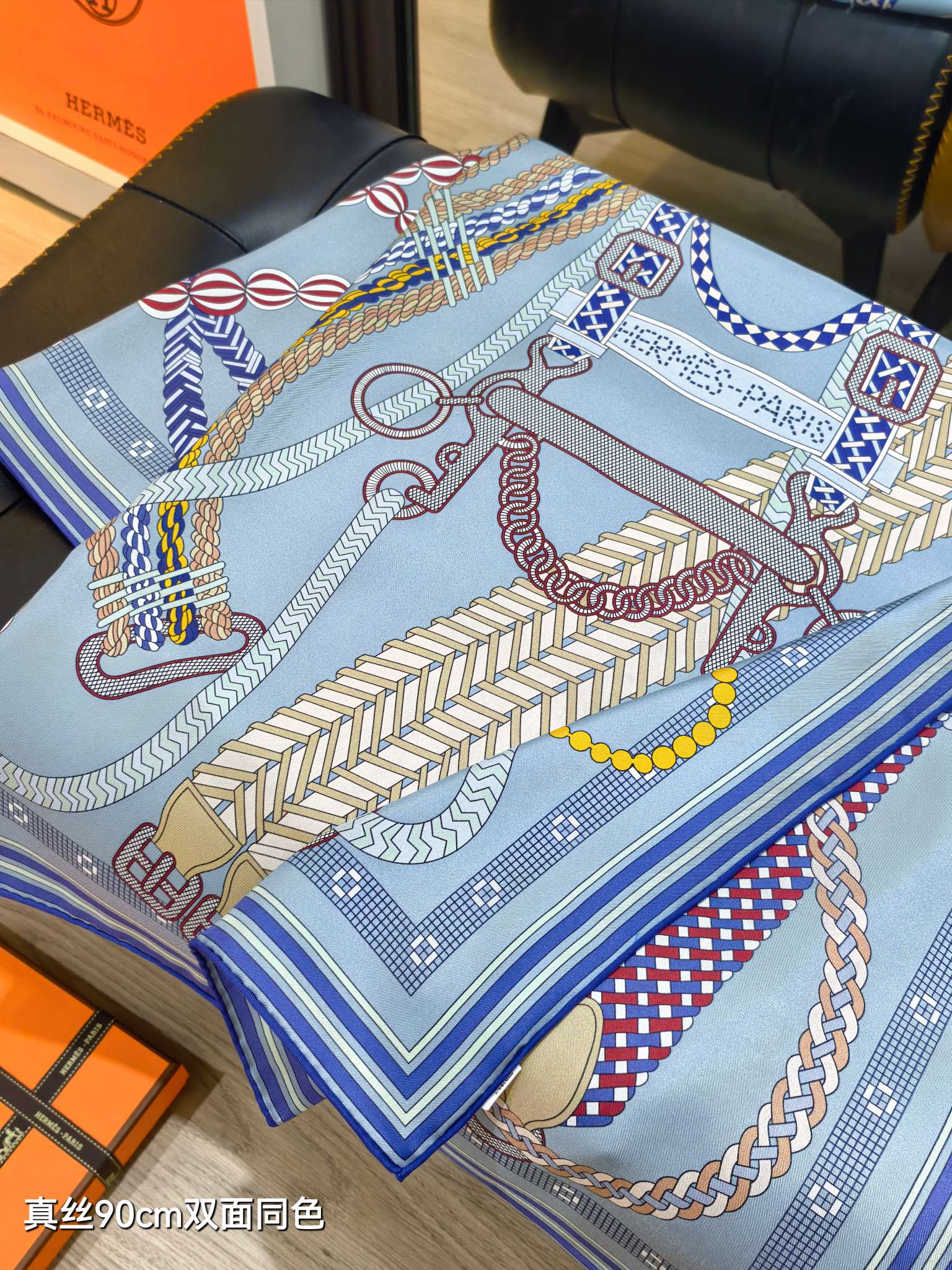 🌼SHMS258518姆米双面 90x90cm斜纹真丝爱马仕《》