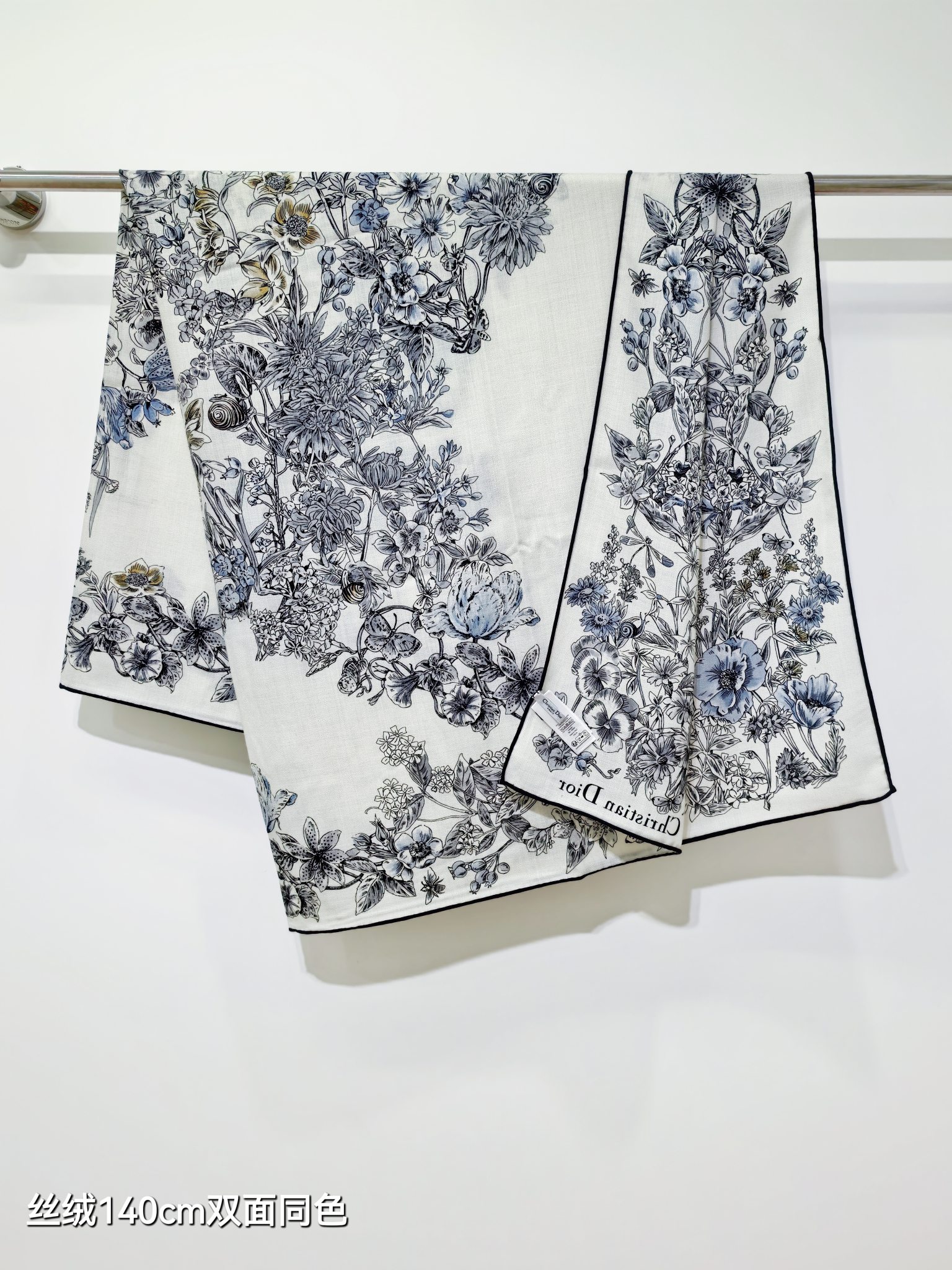 ❄RDO2547双面同色 140x140cm 70%羊绒30%真丝迪奥《》