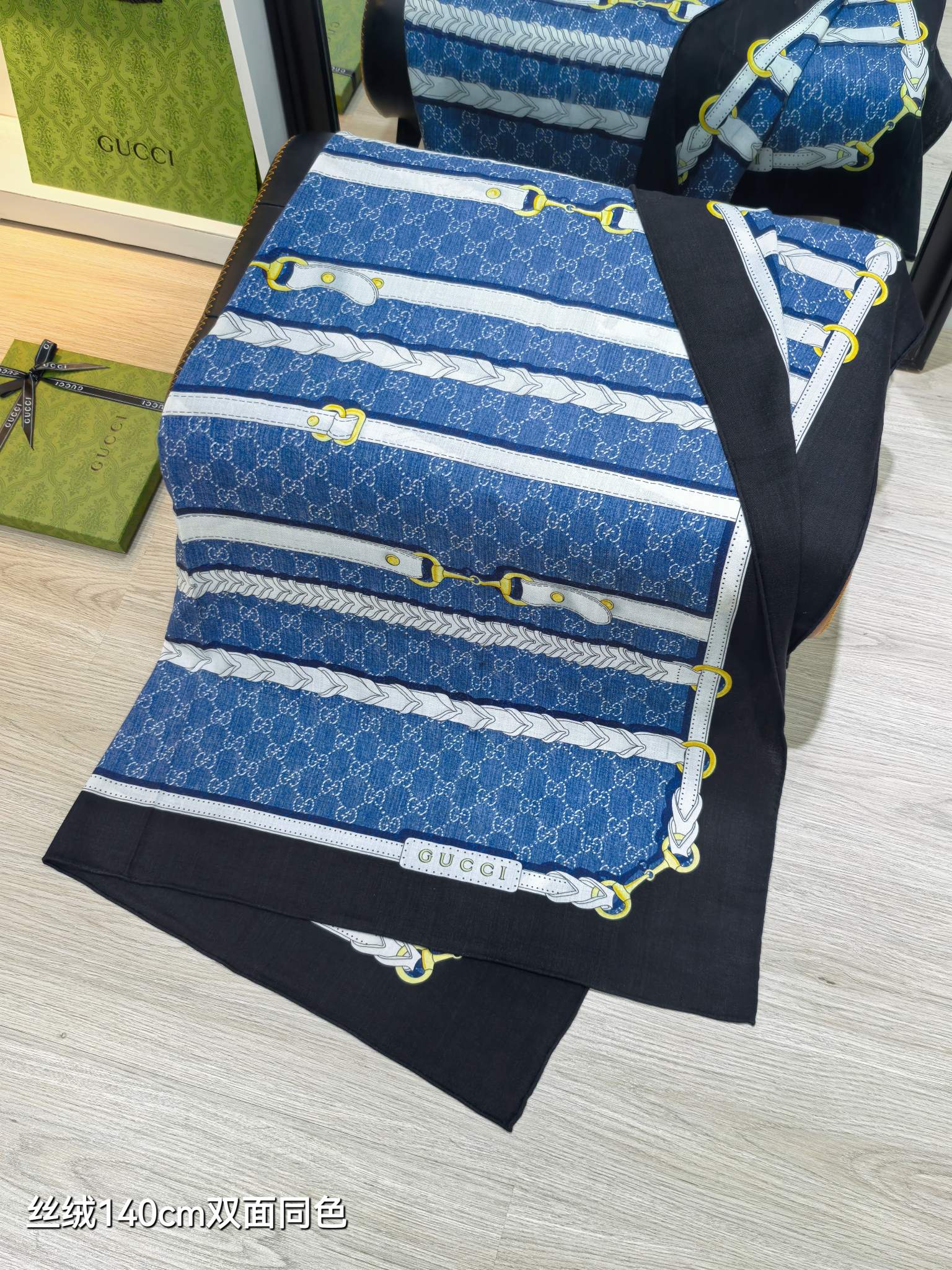 ❄RGC2525双面同色 140x140cm 70%羊绒30%真丝古驰《》