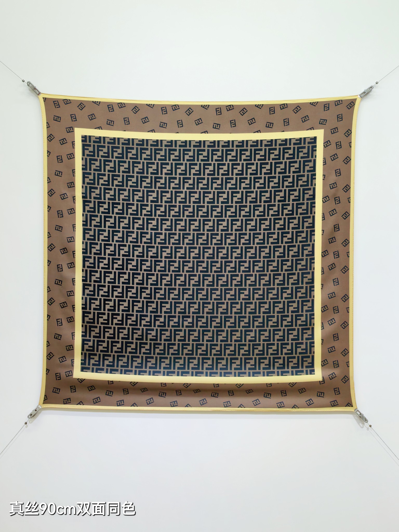 NO:728342,SFD2511 18mm double-sided 90x90cm twill silk Fendi '' high version scarf, high version scarf, fendi, real silk19860909SFD2511 18姆米双面 90x90cm斜纹真丝 芬迪《》高版本围巾,高版本围巾,fendi,real silk,scarf