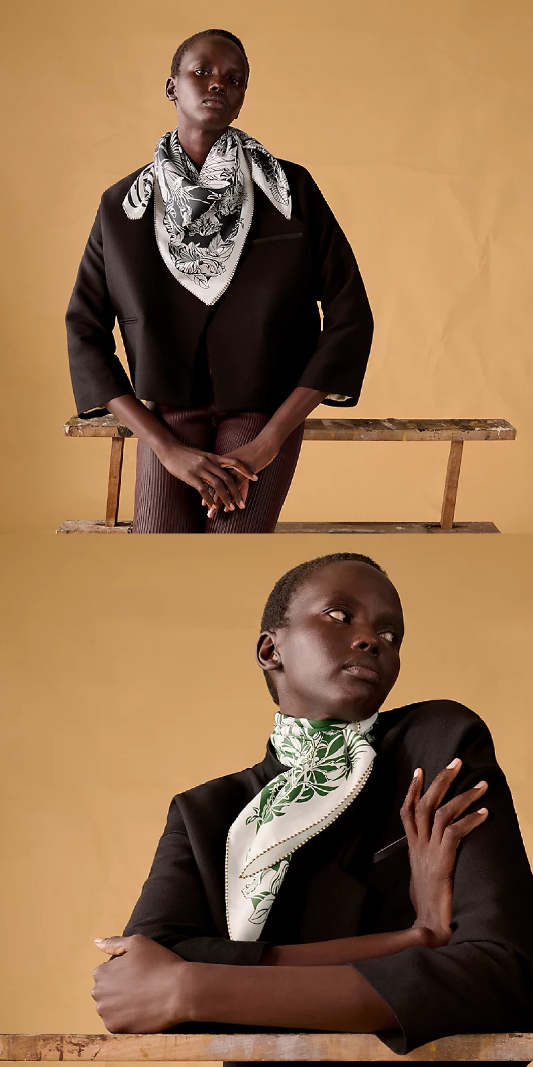 🌼SHMS259718姆米双面异色 90x90cm斜纹真丝爱马仕《红鹤派对图腾版》