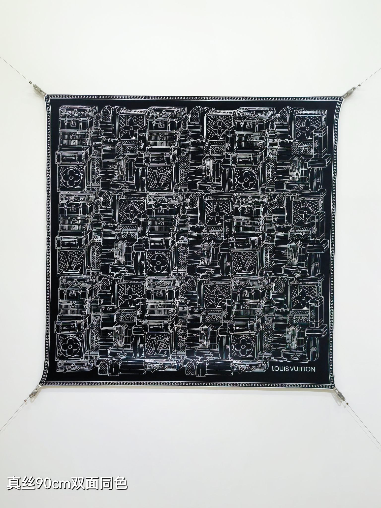 🌼SLV260718姆米双面  90x90cm斜纹真丝LV《》