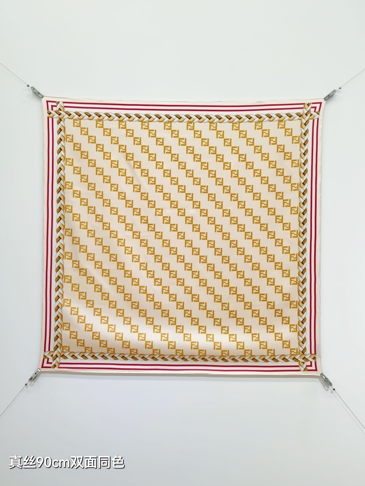 NO:821271,SFD2602 18mm double-sided 90x90cm twill silk Fendi '' high version scarf, high version scarf, fendi, real silk19860909SFD2602 18姆米双面 90x90cm斜纹真丝 芬迪《》高版本围巾,高版本围巾,fendi,real silk,scarf