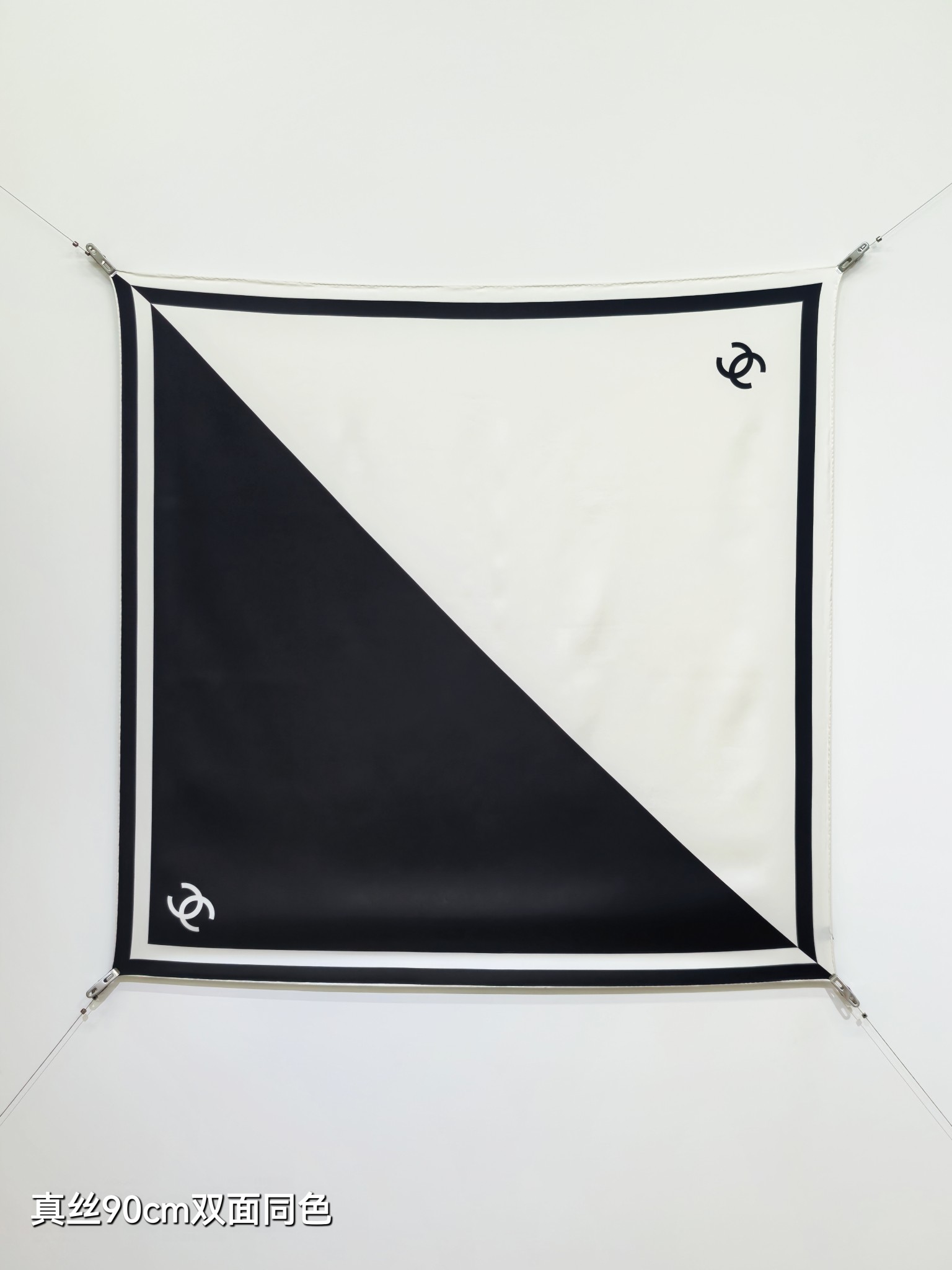🌼SCC261118姆米双面  90x90cm斜纹真丝香奈儿《》